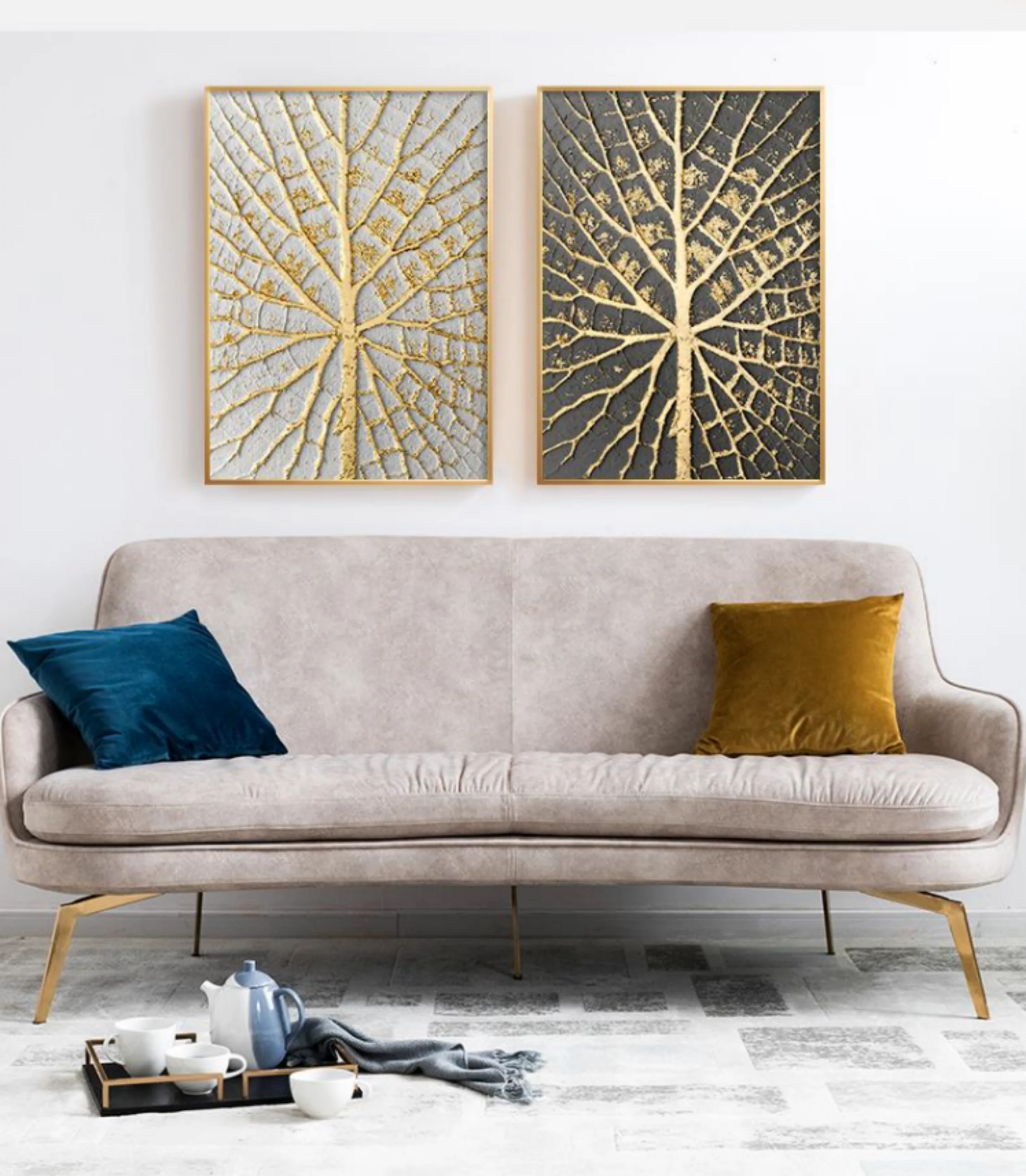 Abstract Painting Set Of 2 #SP002 - Image 4
