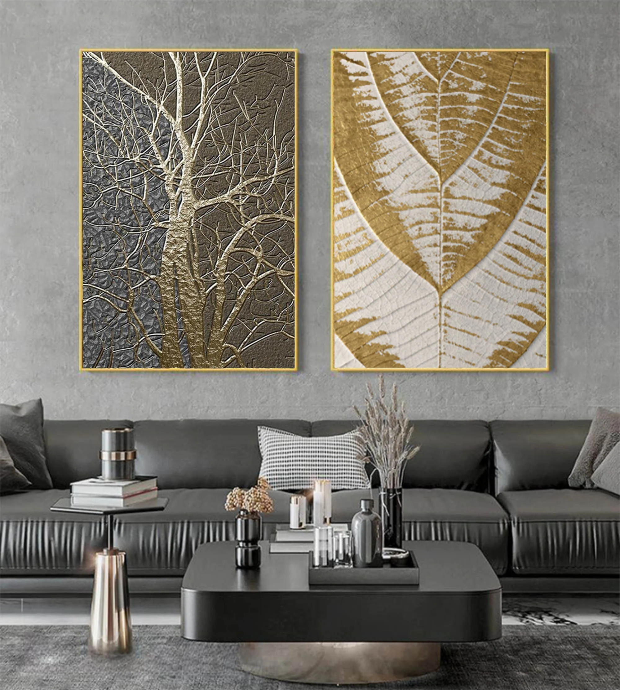 Abstract Painting Set Of 2 #SP012 - Image 4