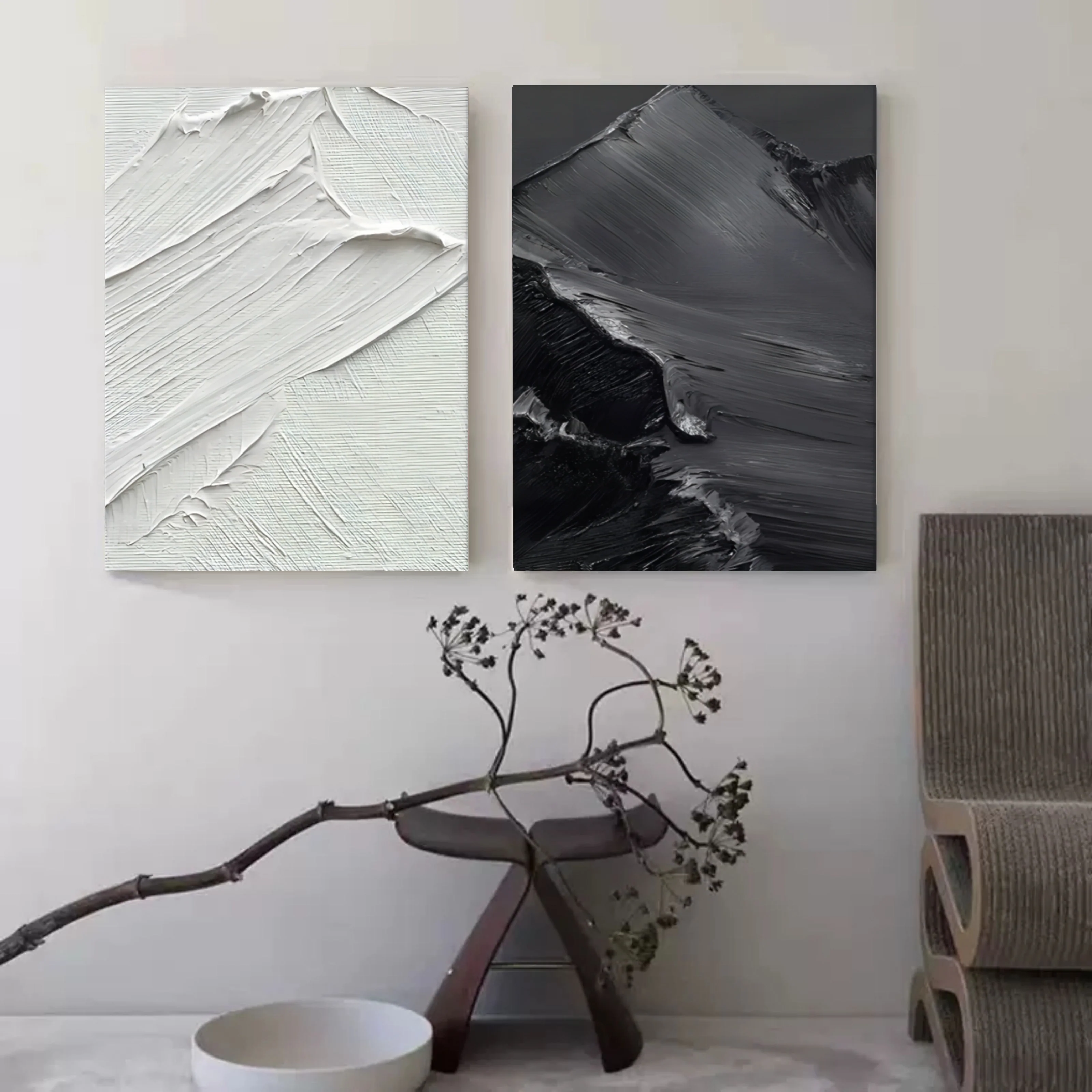 Abstract Painting Set Of 2 #SP024 - Image 3