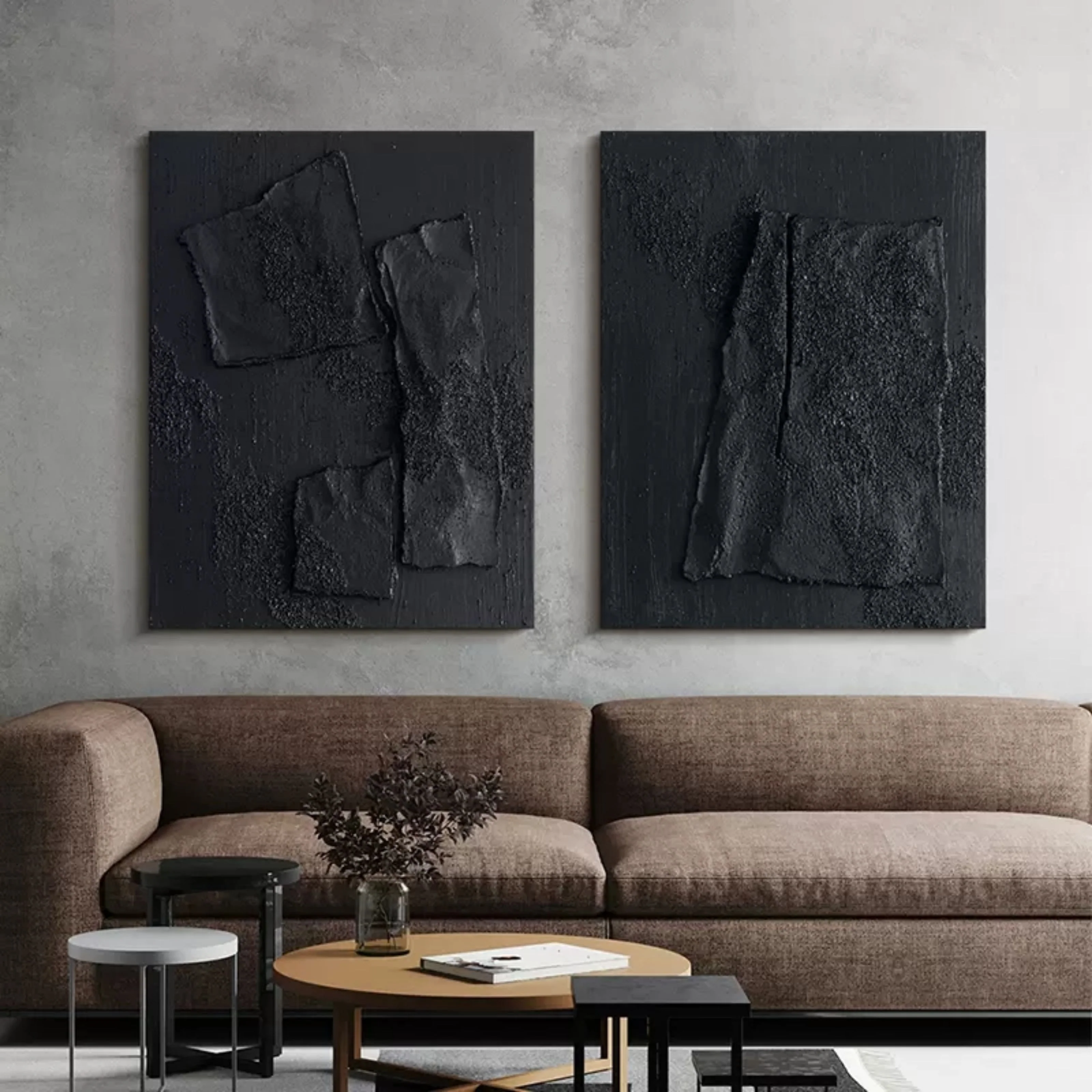 Abstract Painting Set Of 2 #SP029 - Image 3
