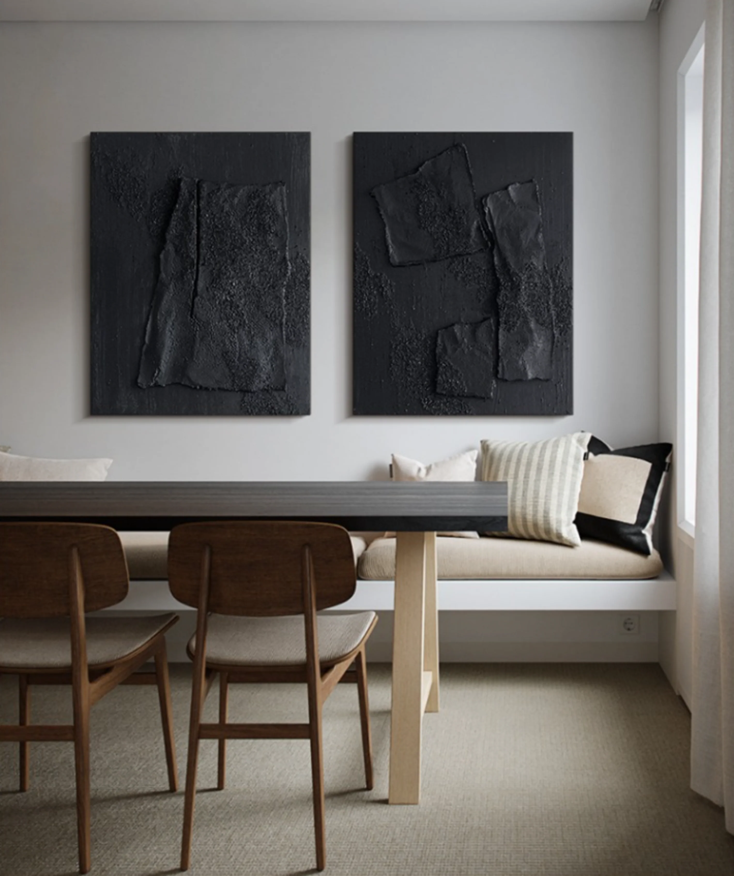 Abstract Painting Set Of 2 #SP029 - Image 4