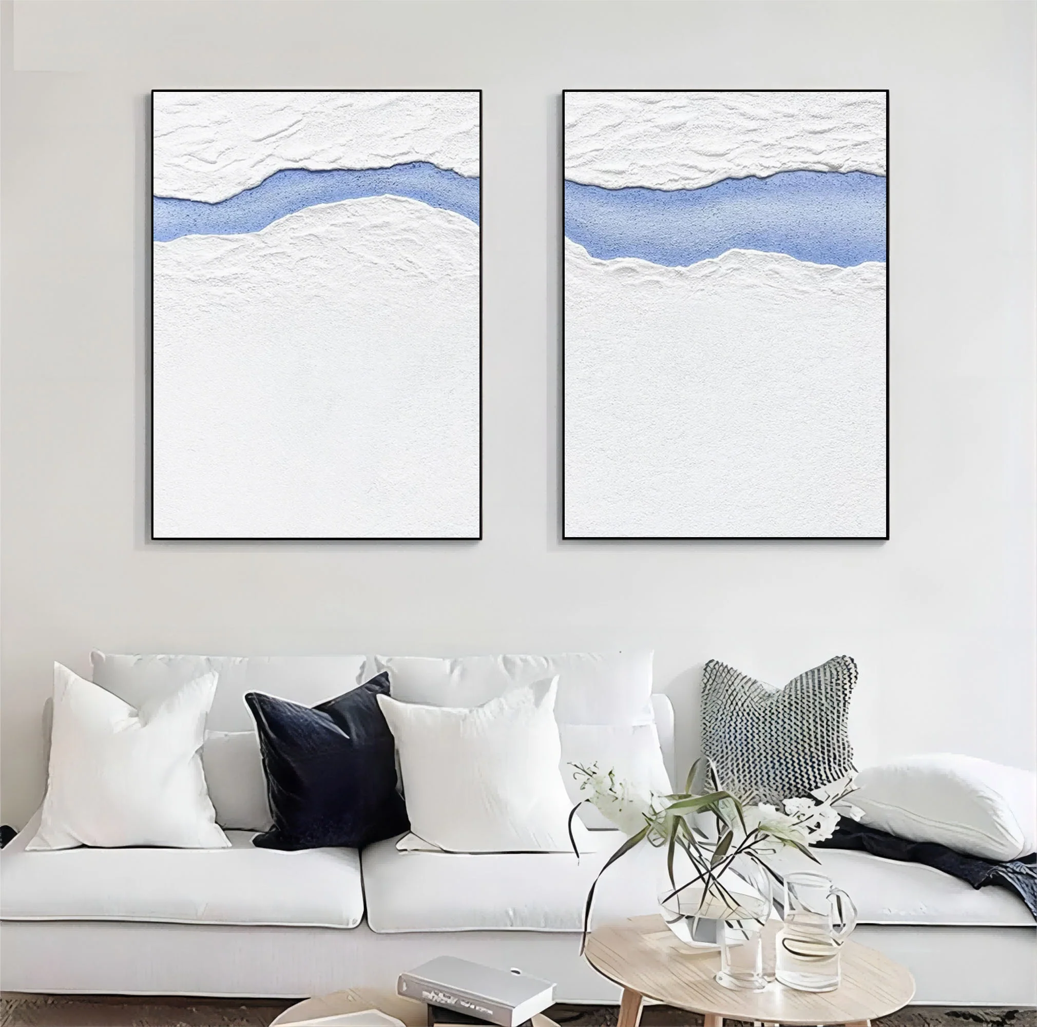 Abstract Painting Set Of 2 #SP050 - Image 2