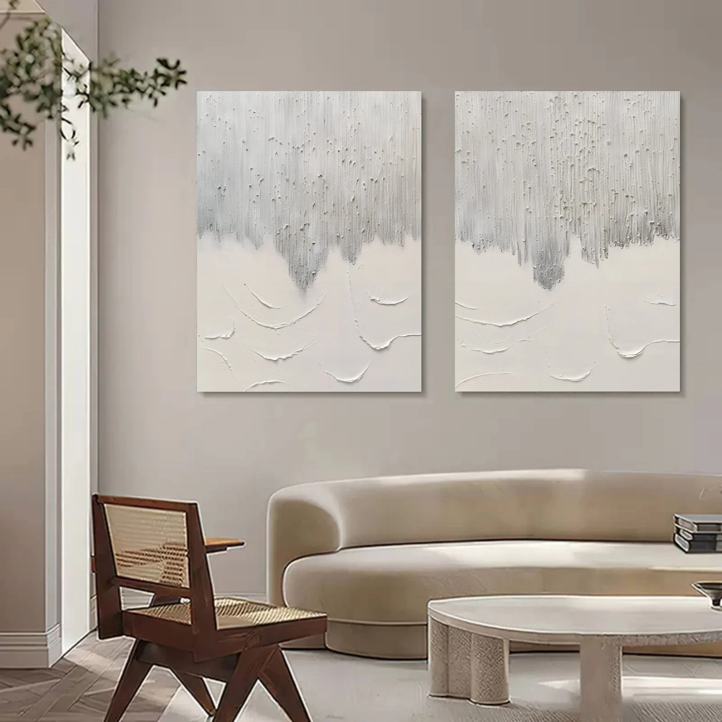 Abstract Painting Set Of 2 #SP081 - Image 4