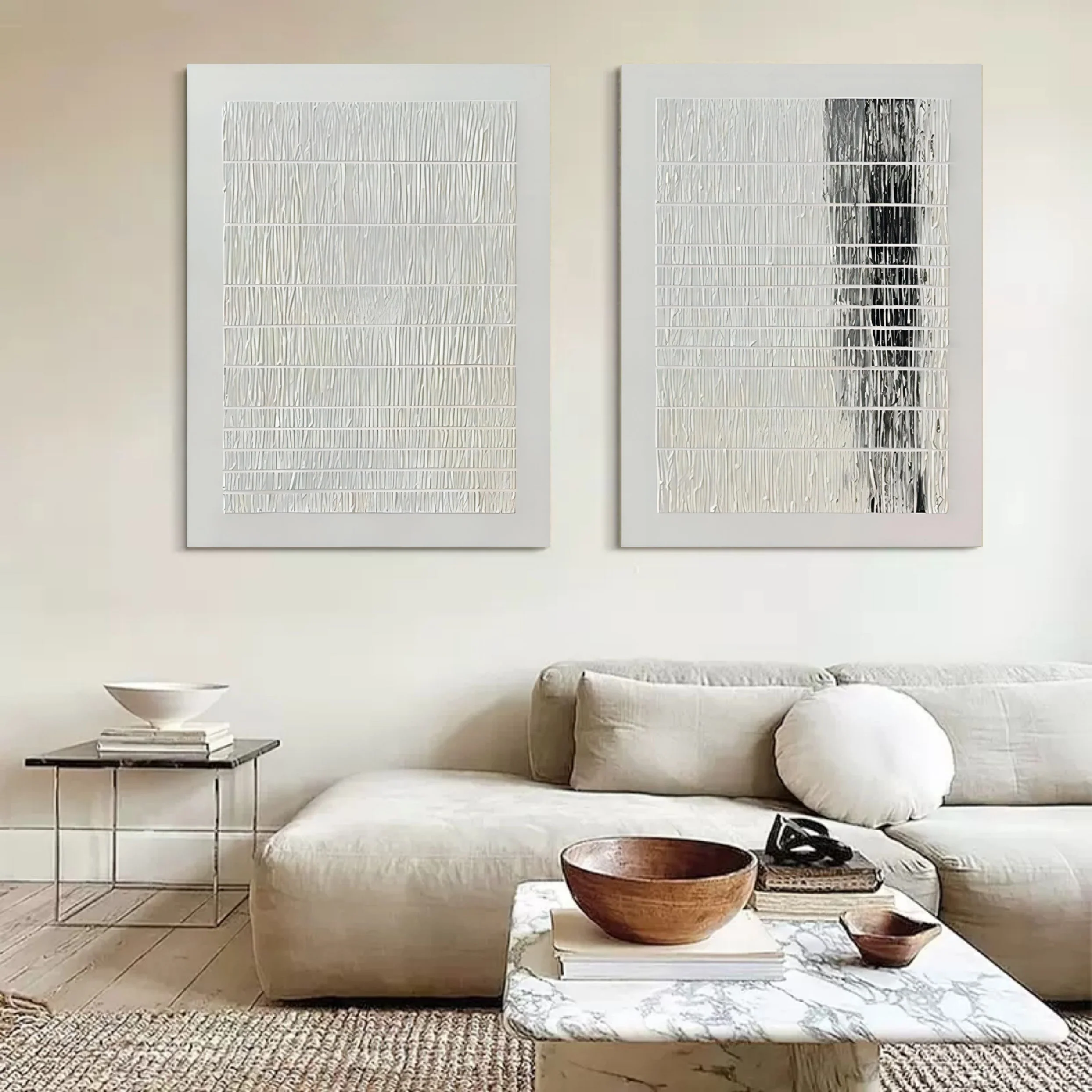 Abstract Painting Set Of 2 #SP098 - Image 4