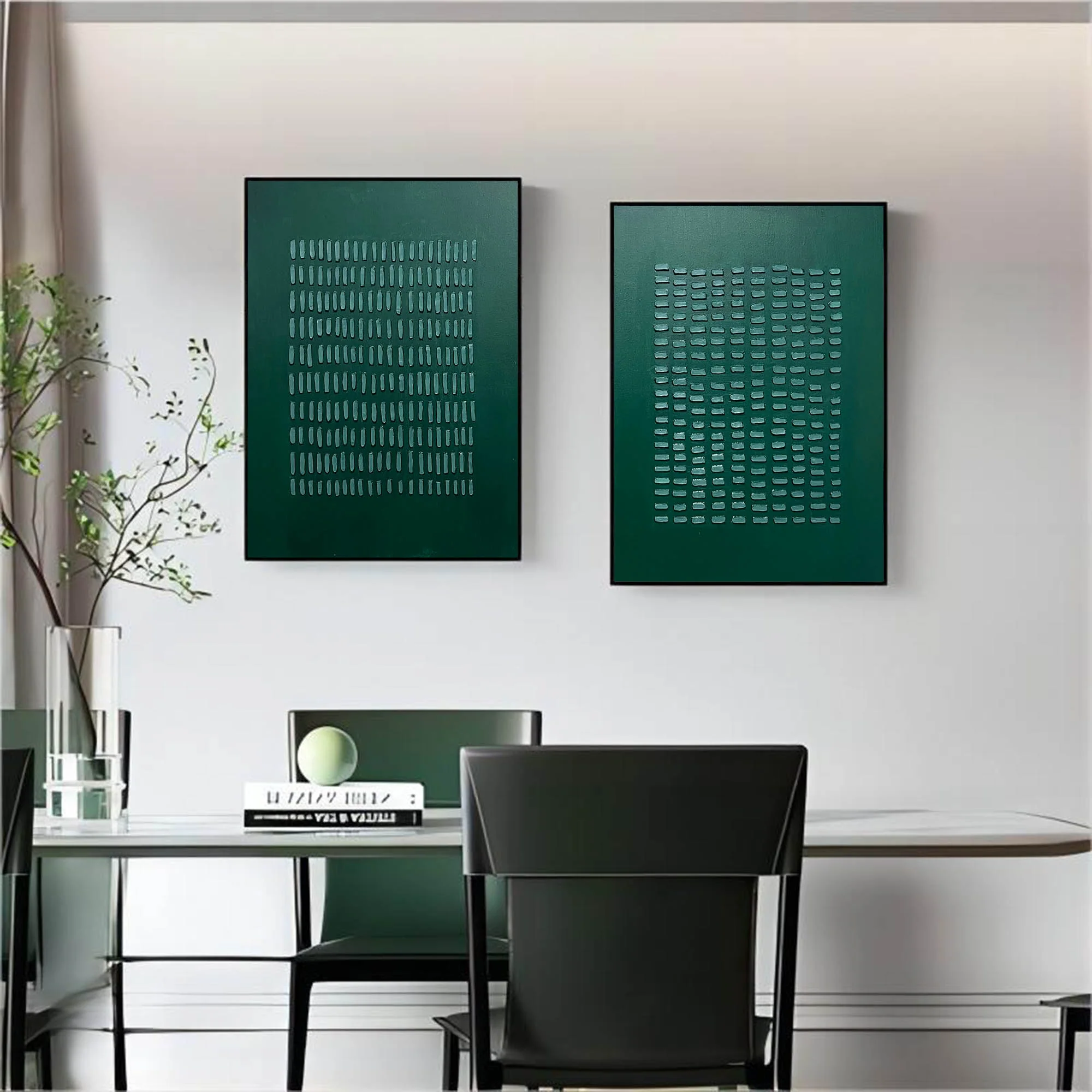 Abstract Painting Set Of 2 #SP100 - Image 3