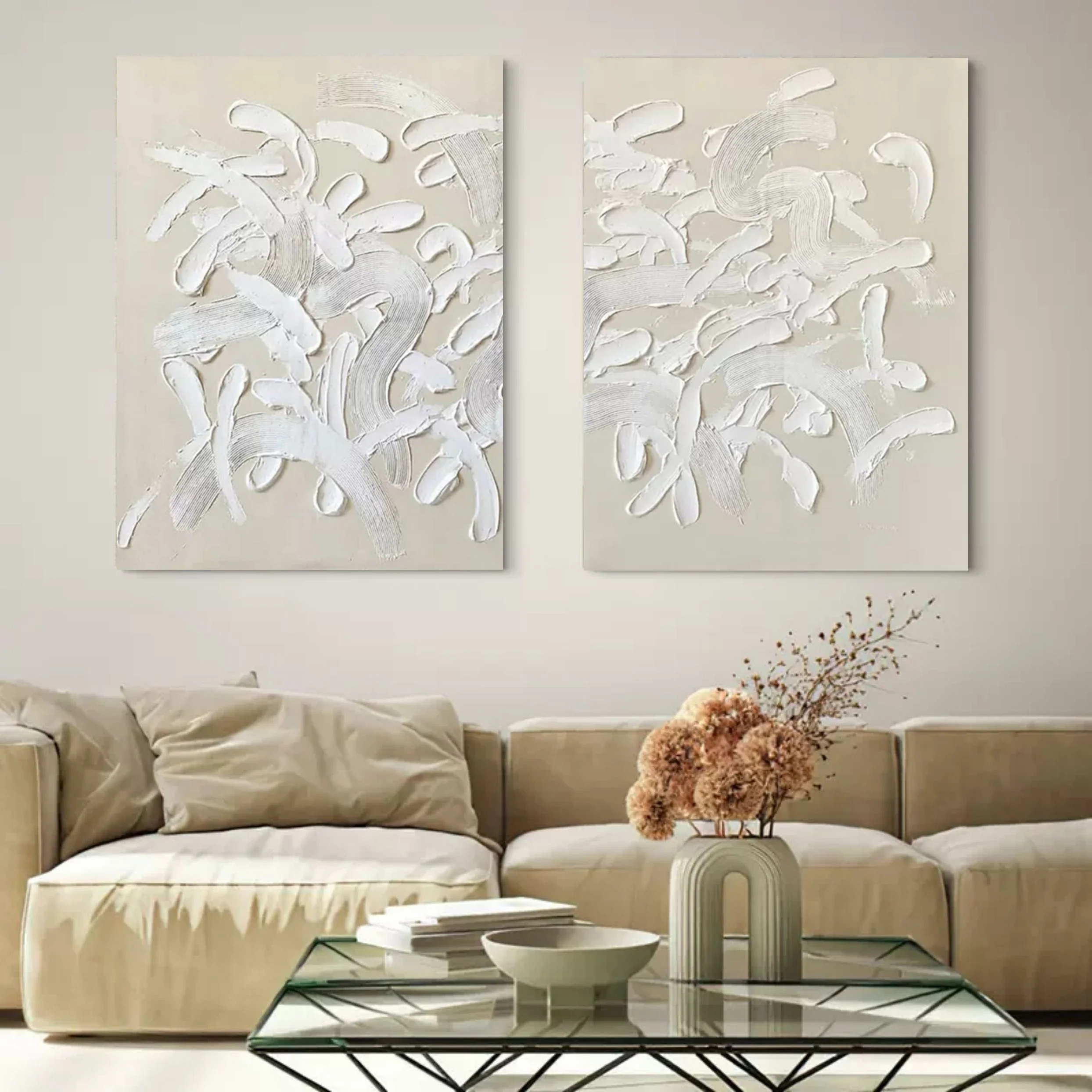 Abstract Painting Set Of 2 #SP102 - Image 6