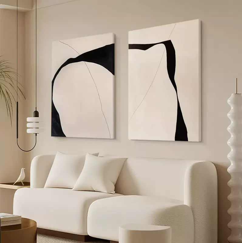 Abstract Painting Set Of 2 #SP116 - Image 2