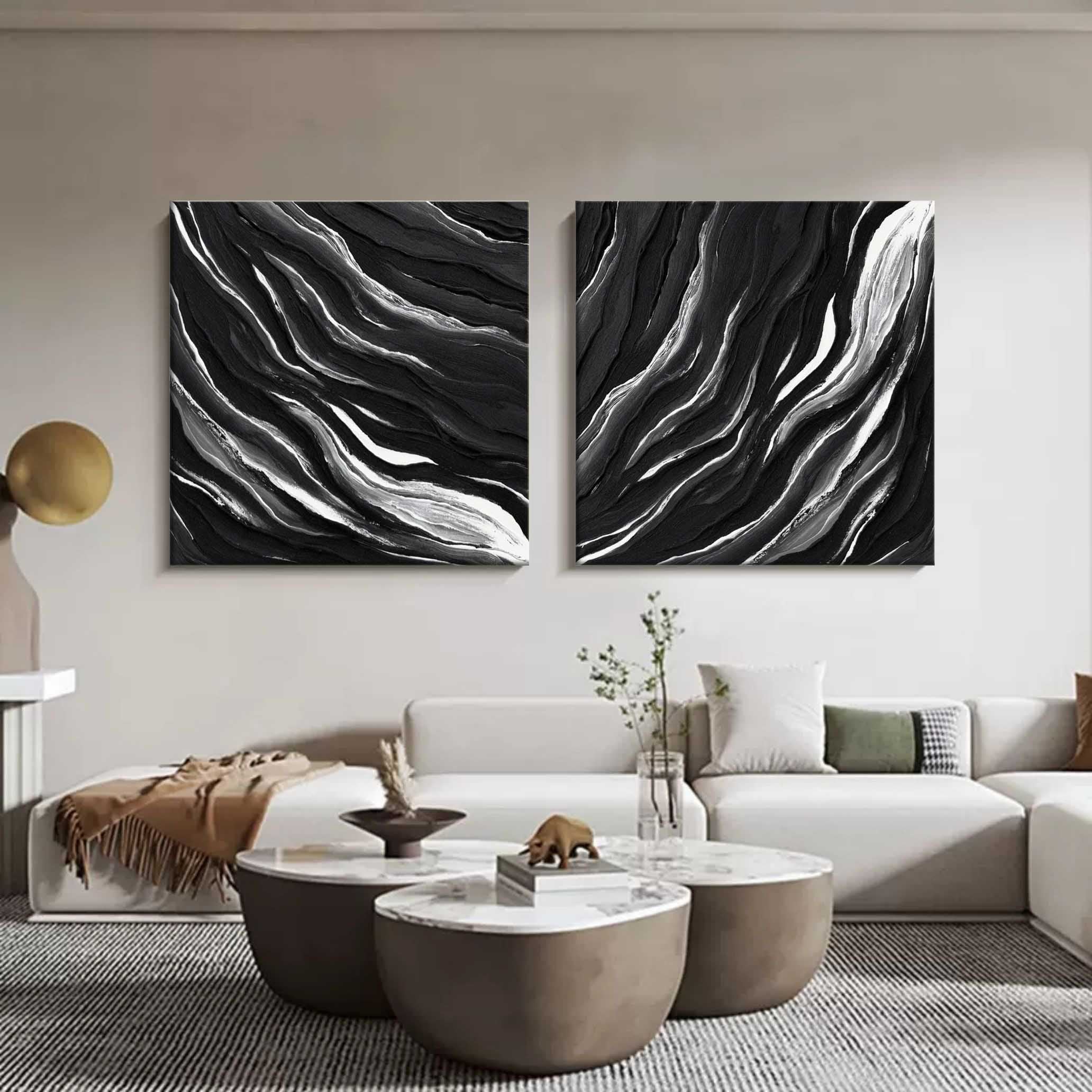 Abstract Painting Set Of 2 #SP142 - Image 5