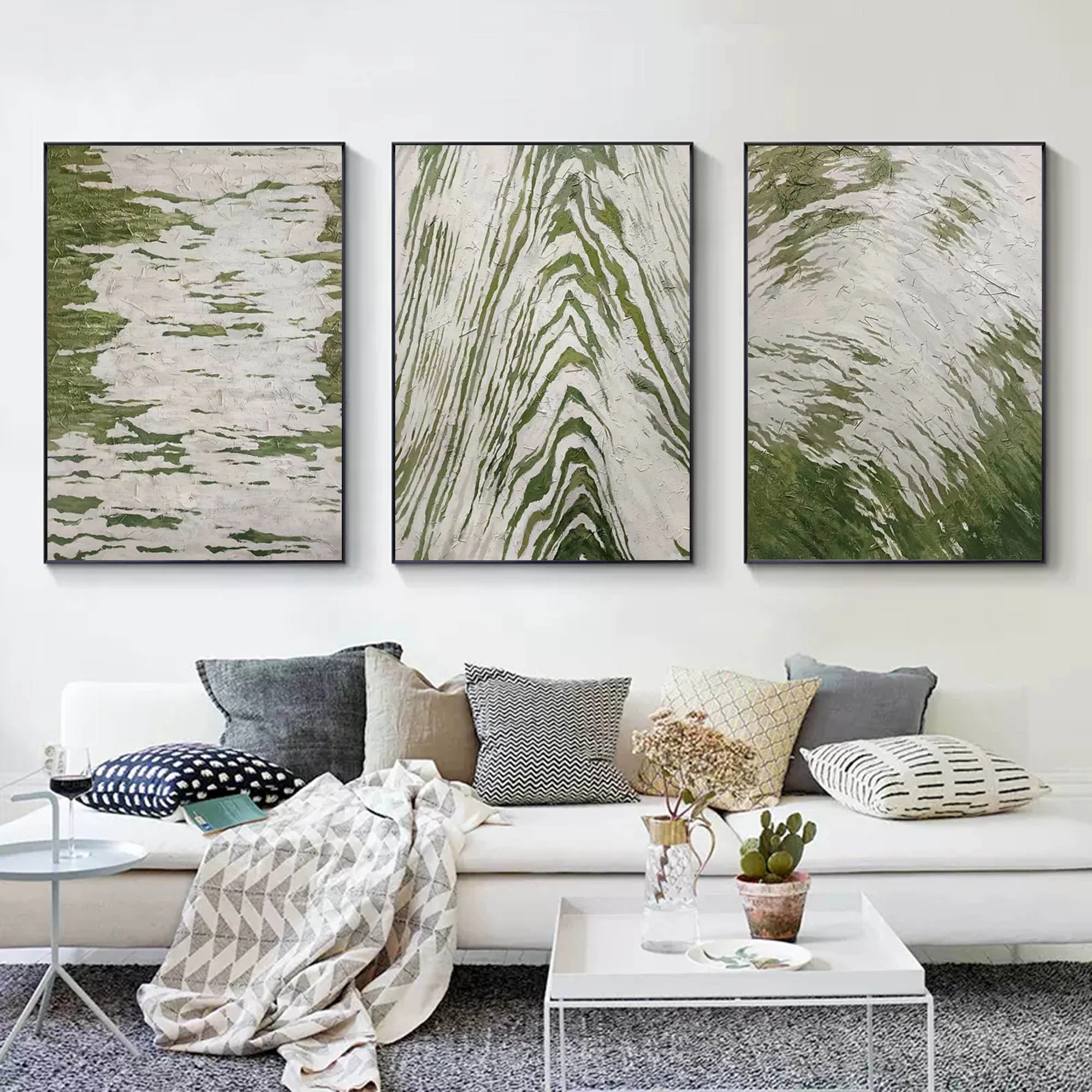 Abstract Painting Set of 3 #SP109 - Image 6