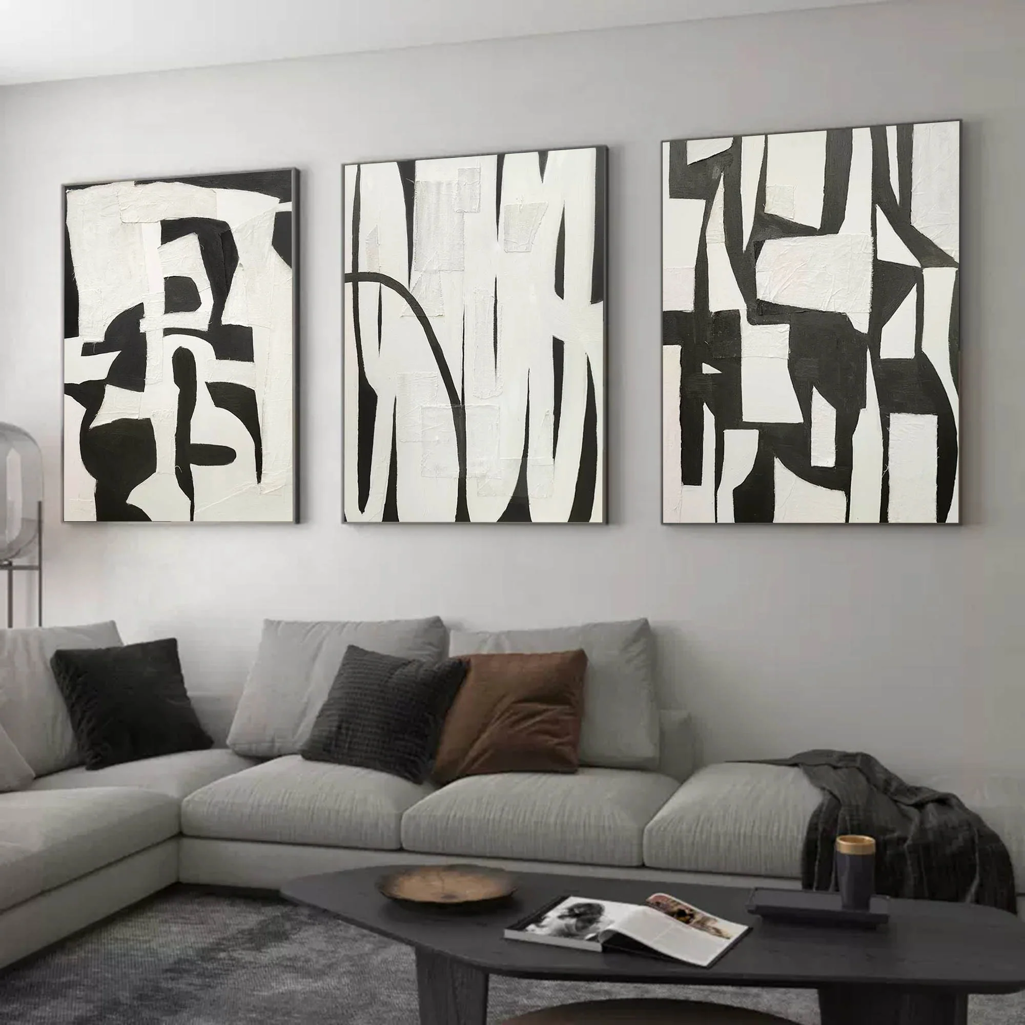 Abstract Painting Set of 3 #SP123 - Image 5
