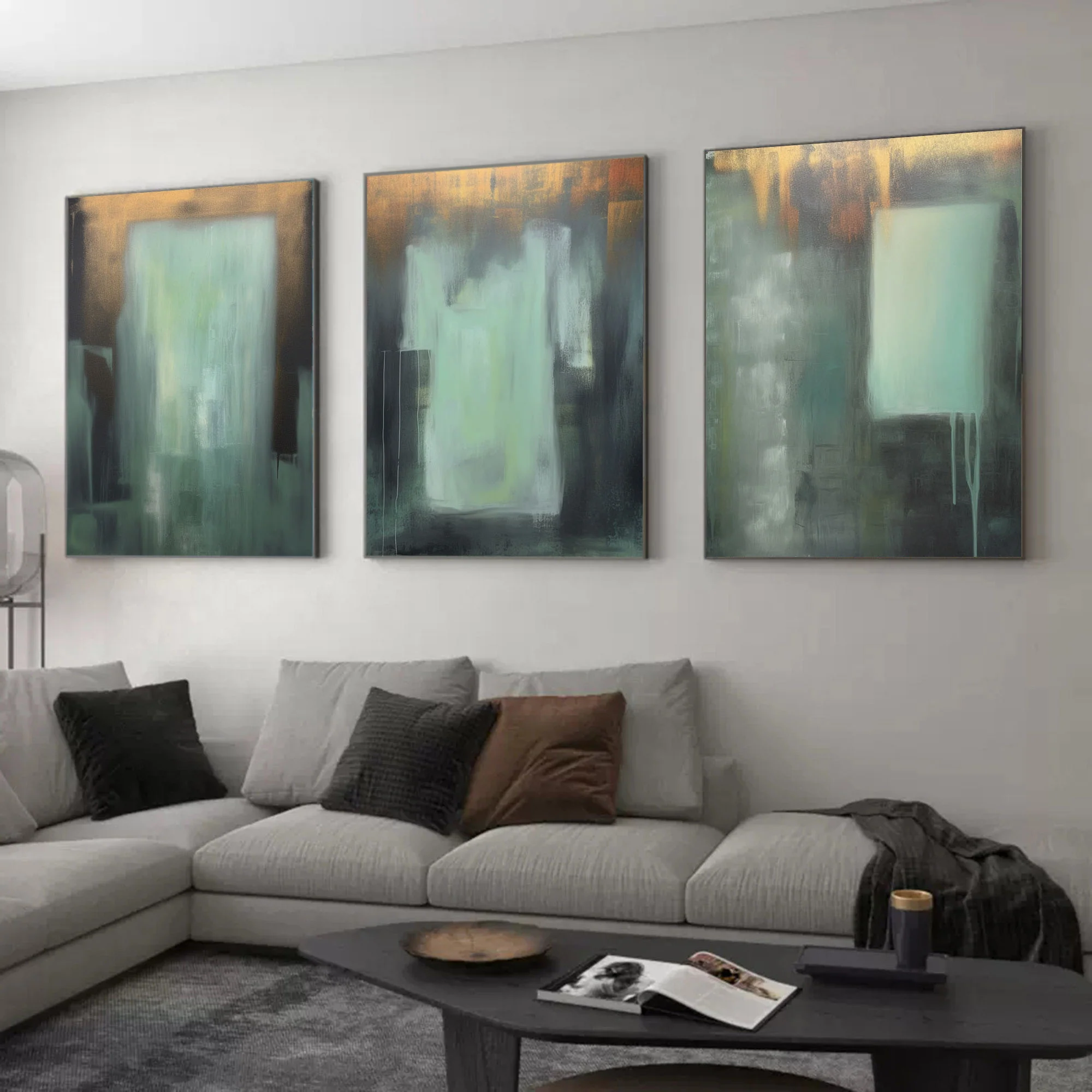 Abstract Painting Set of 3 #SP147 - Image 5