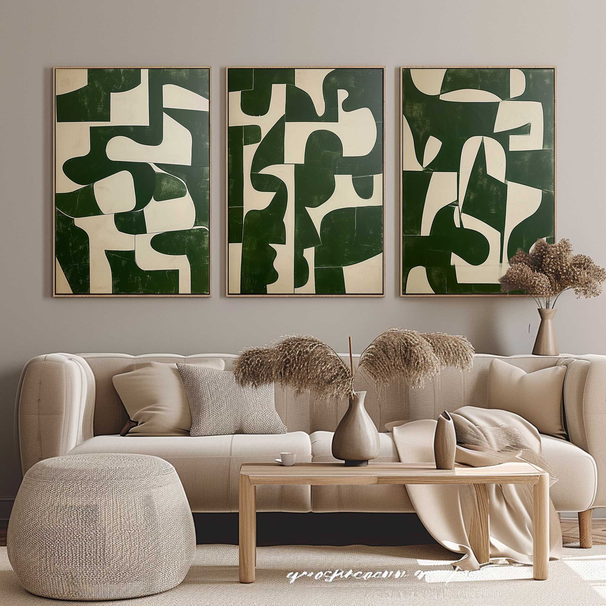 Abstract Painting Set of 3 #SP152 - Image 3