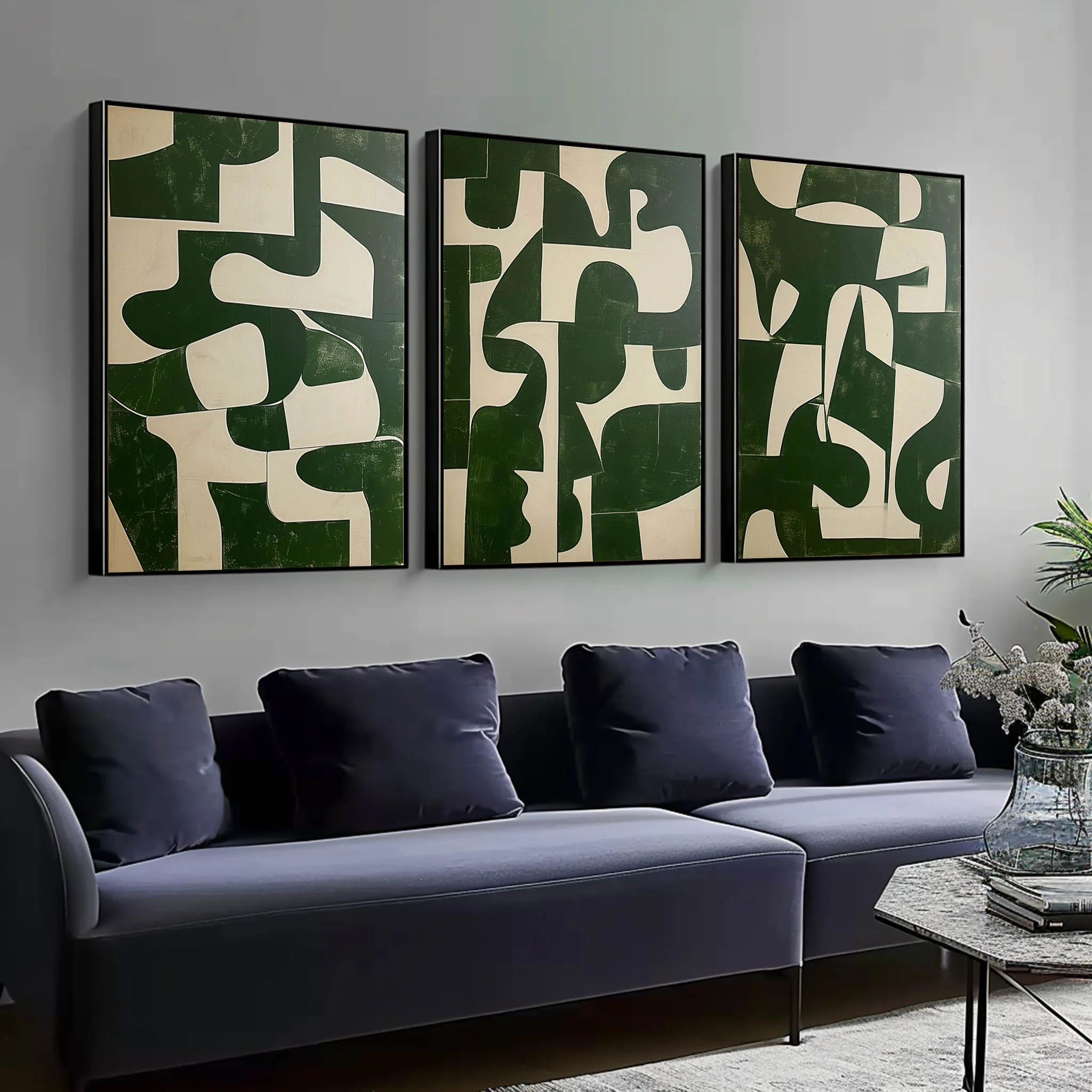 Abstract Painting Set of 3 #SP152 - Image 6