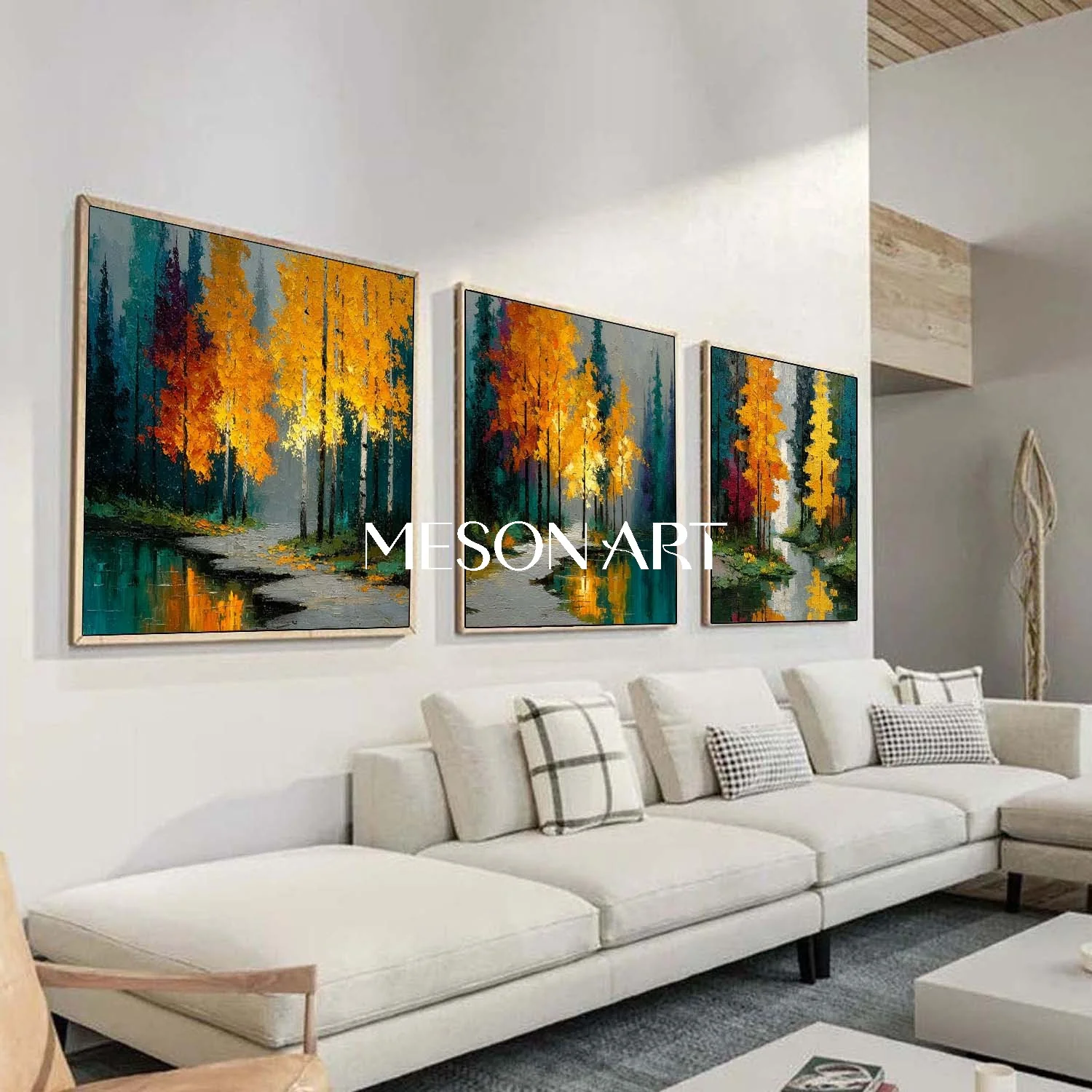 Abstract Painting Set Of 3 #SP167 - Image 5