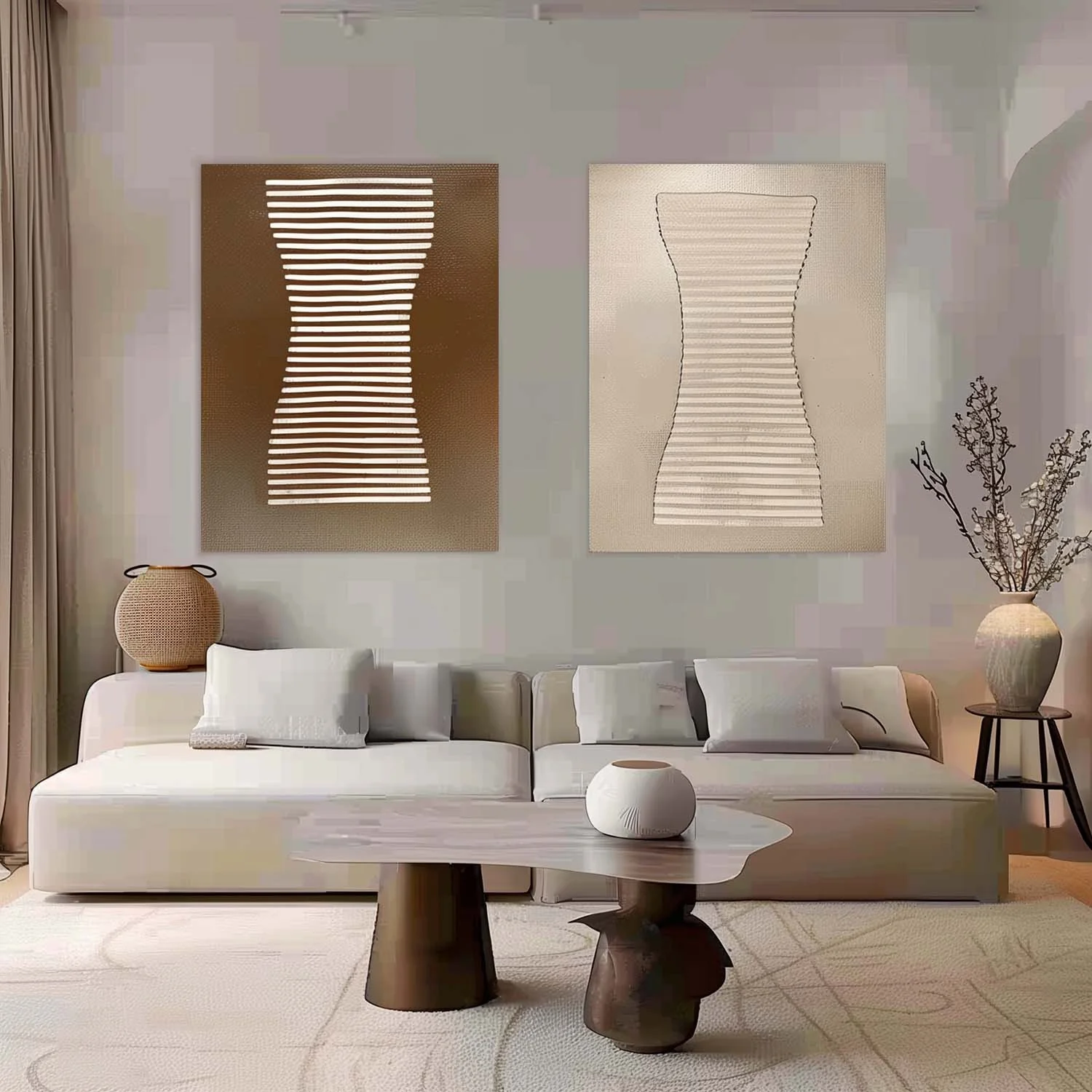 Bohemian Wall Art 2 Piece Set #BWA002 - Image 3