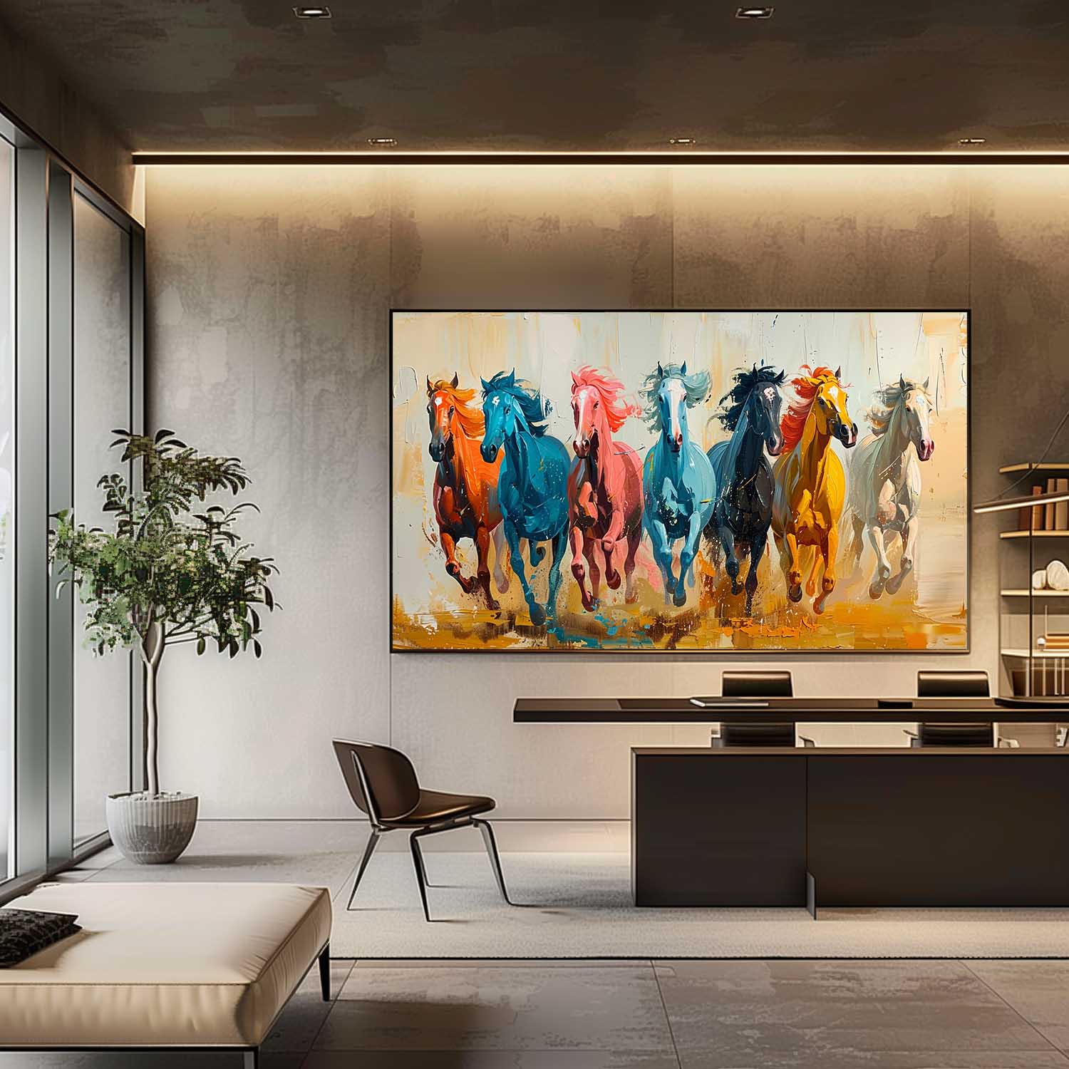 Contemporary Horse Art #HA007 - Image 2