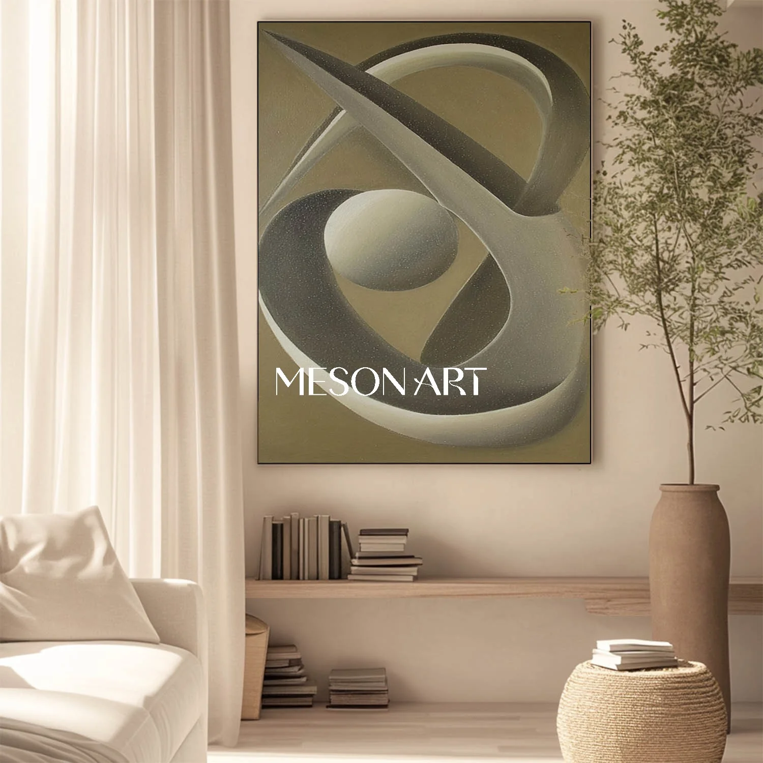 Contemporary Minimalist Art #MA201 - Image 2