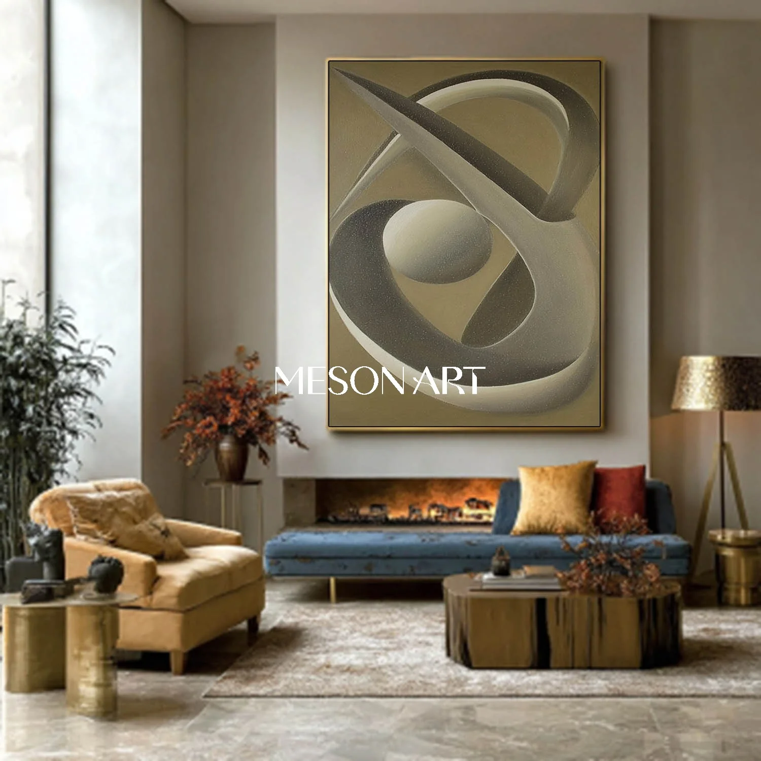 Contemporary Minimalist Art #MA201 - Image 4