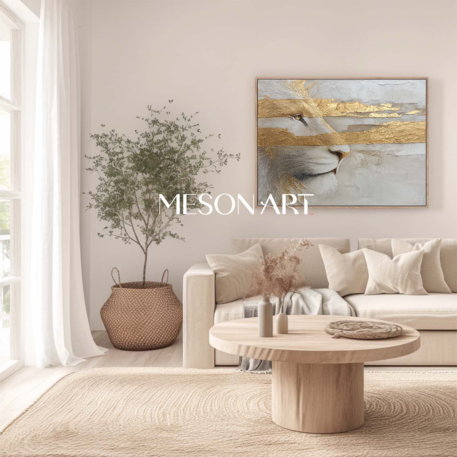 Gaze Through Golden Fissures #SA024 - Image 3