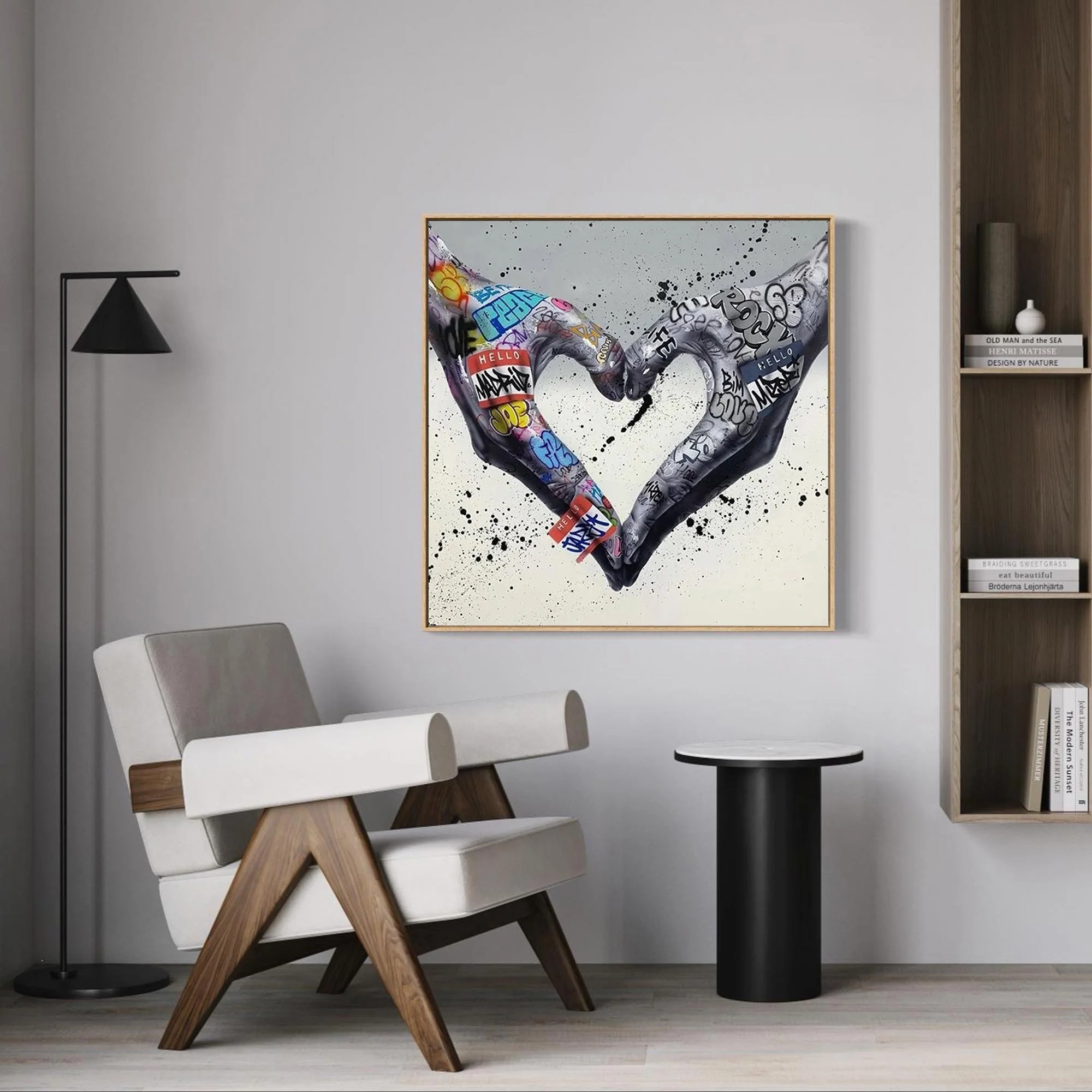Gesture Heart Graffiti Art #GA003 - Image 4