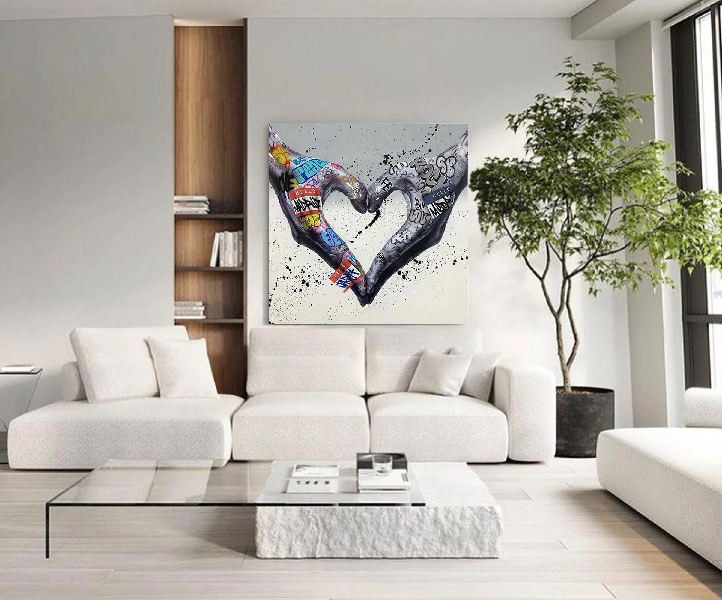 Gesture Heart Graffiti Art #GA003 - Image 5