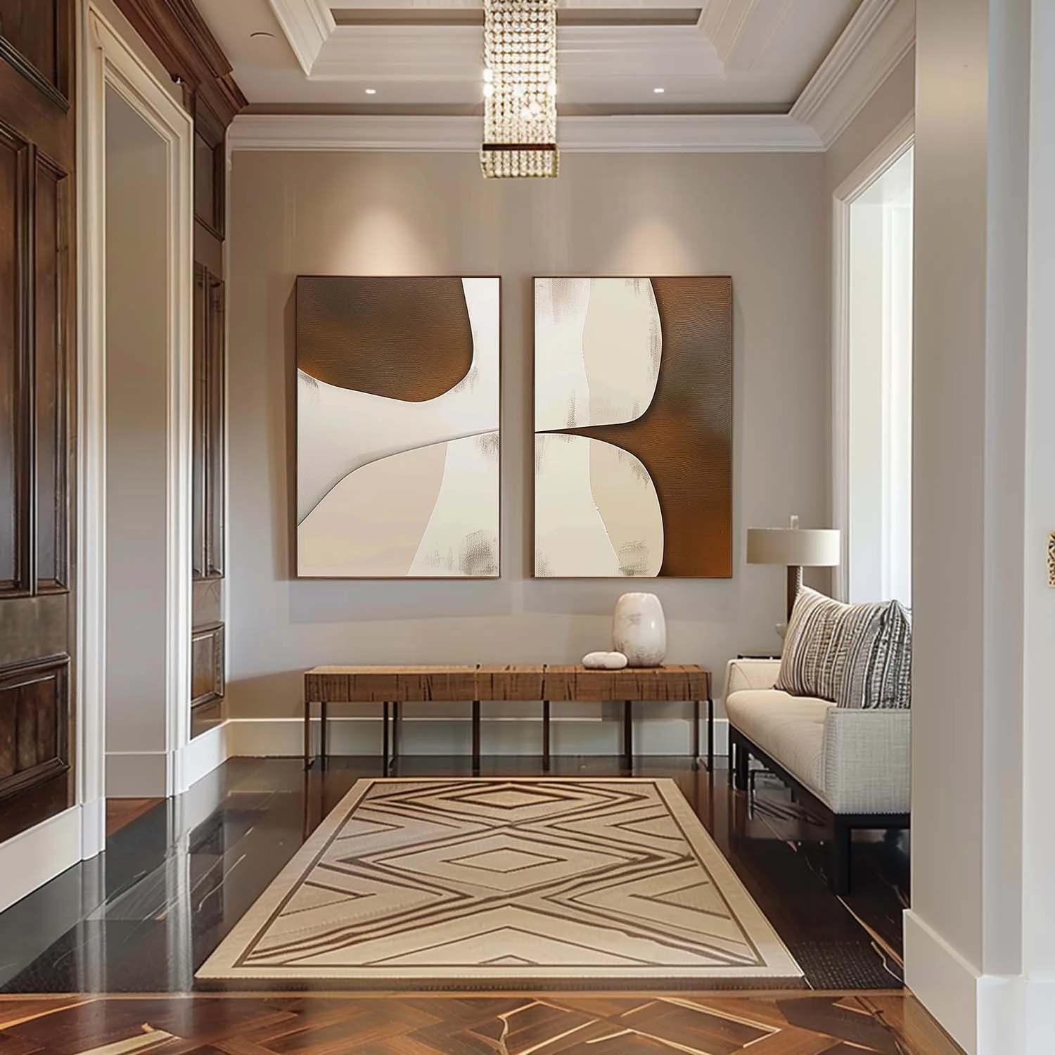 Modern Minimalist Wall Art 2 Piece Set #MMWA002 - Image 5