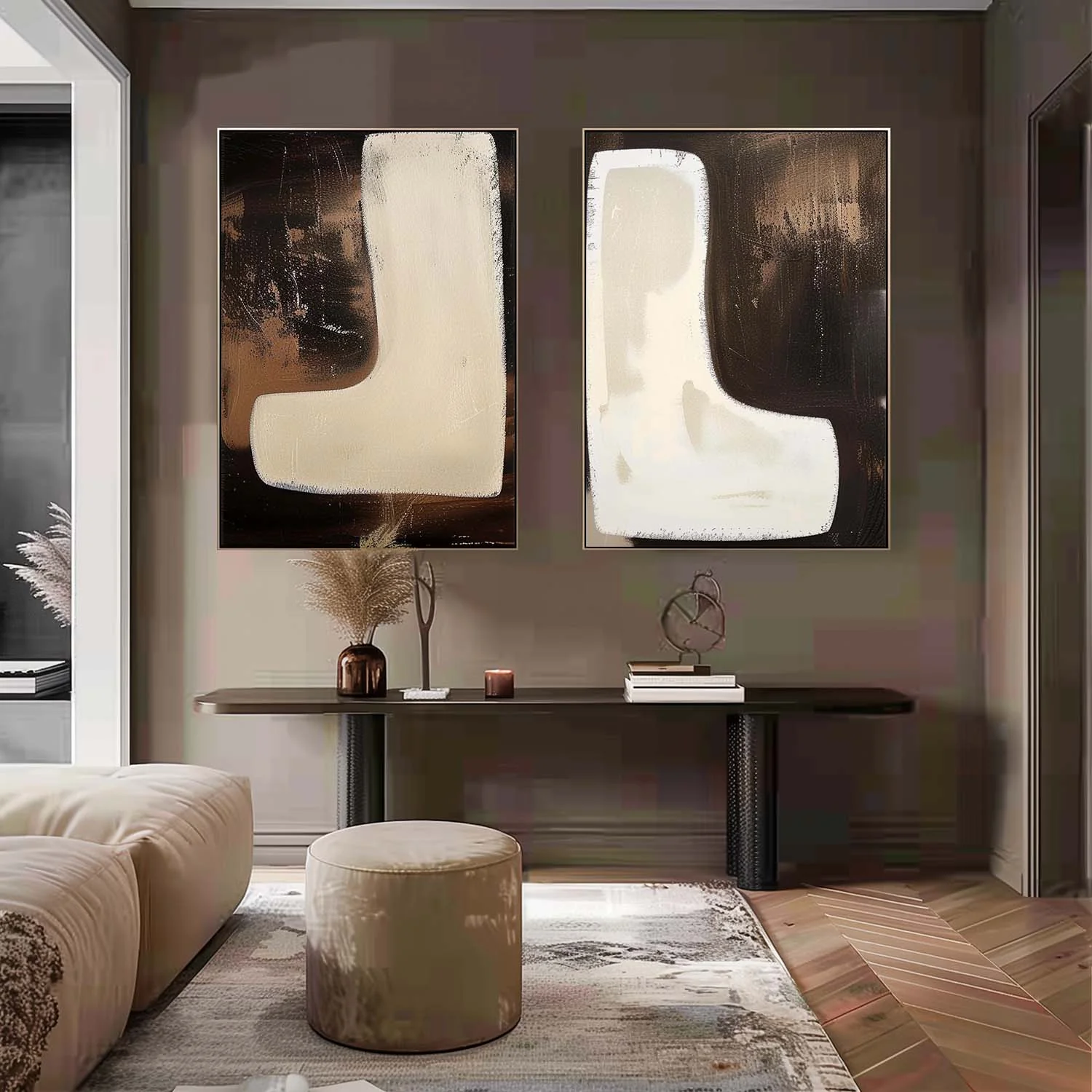 Modern Minimalist Wall Art 2 Piece Set #MMWA004 - Image 2