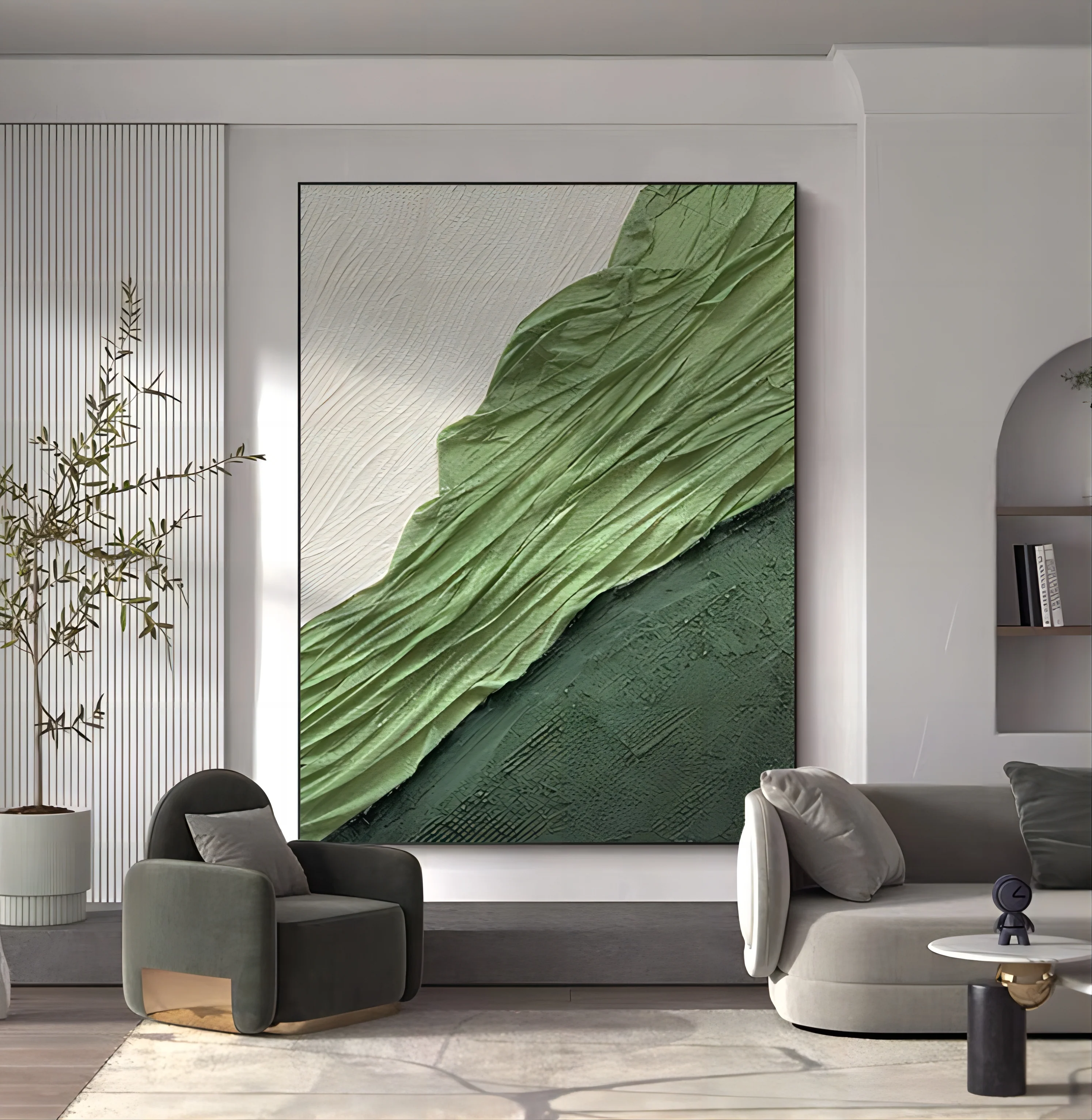 Plaster Art Texture Painting #SG003 - Image 2