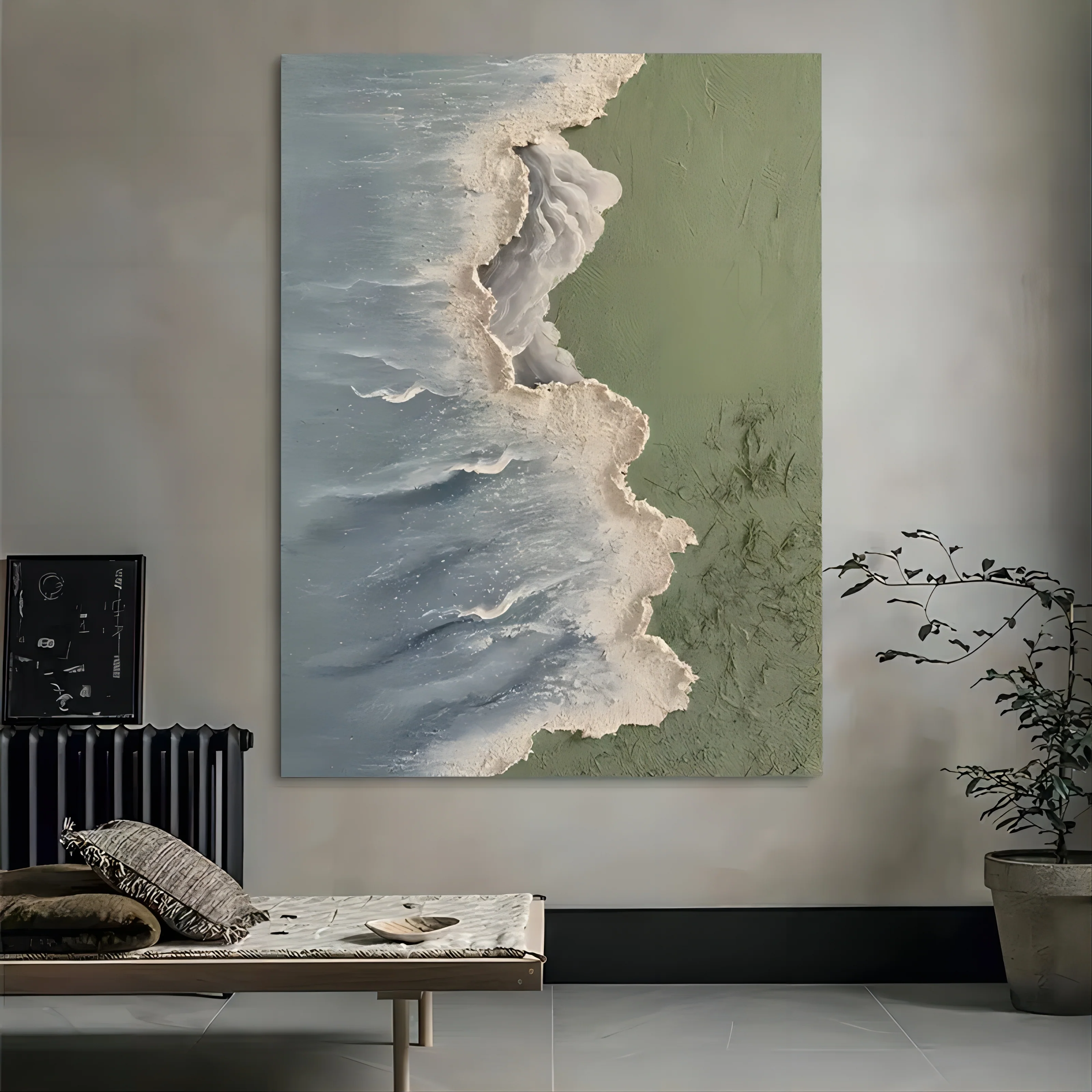 Plaster Art Texture Painting #SG011 - Image 2
