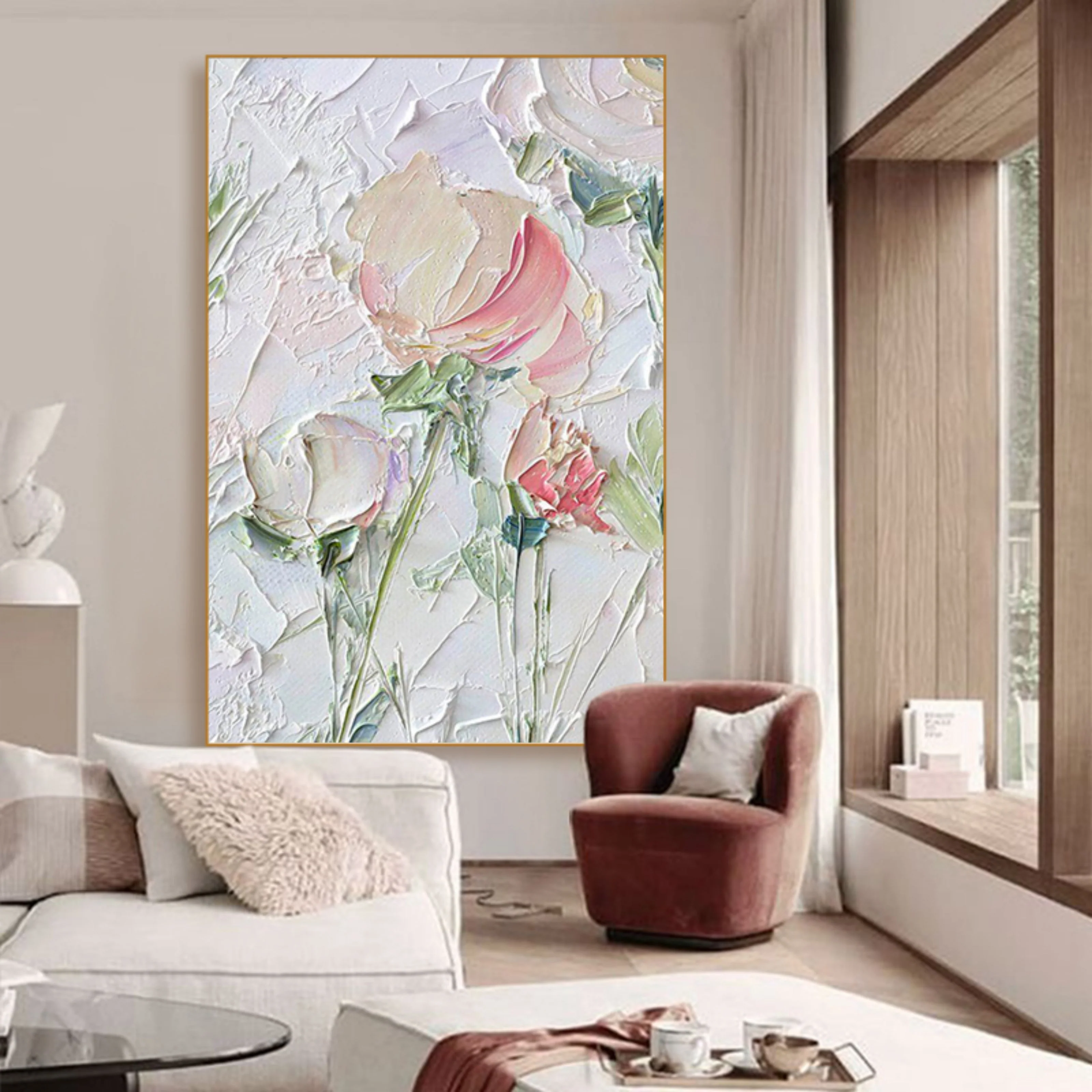 Plaster Art Texture Painting #SG048 - Image 3