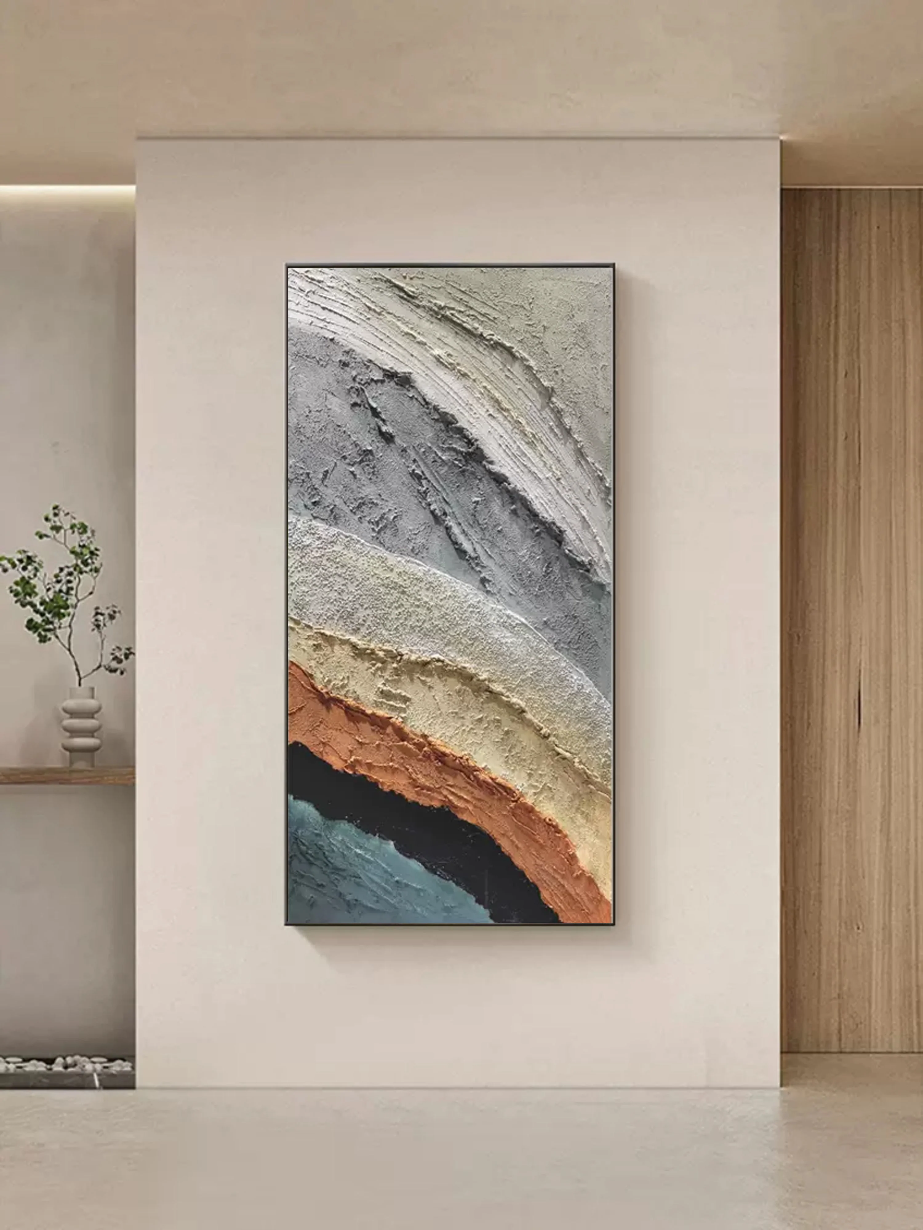 Plaster Art Texture Painting #SG057 - Image 3