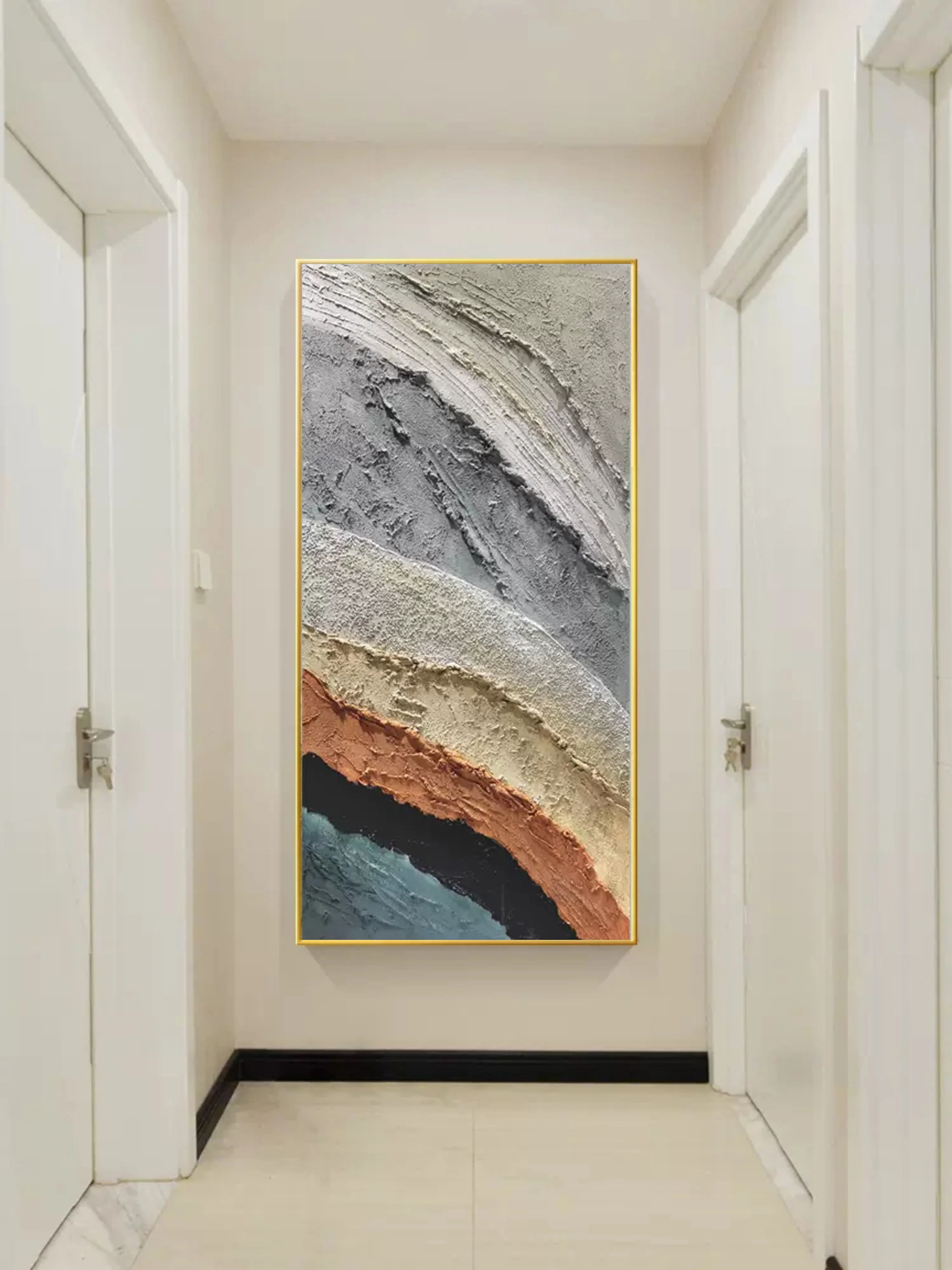 Plaster Art Texture Painting #SG057 - Image 4
