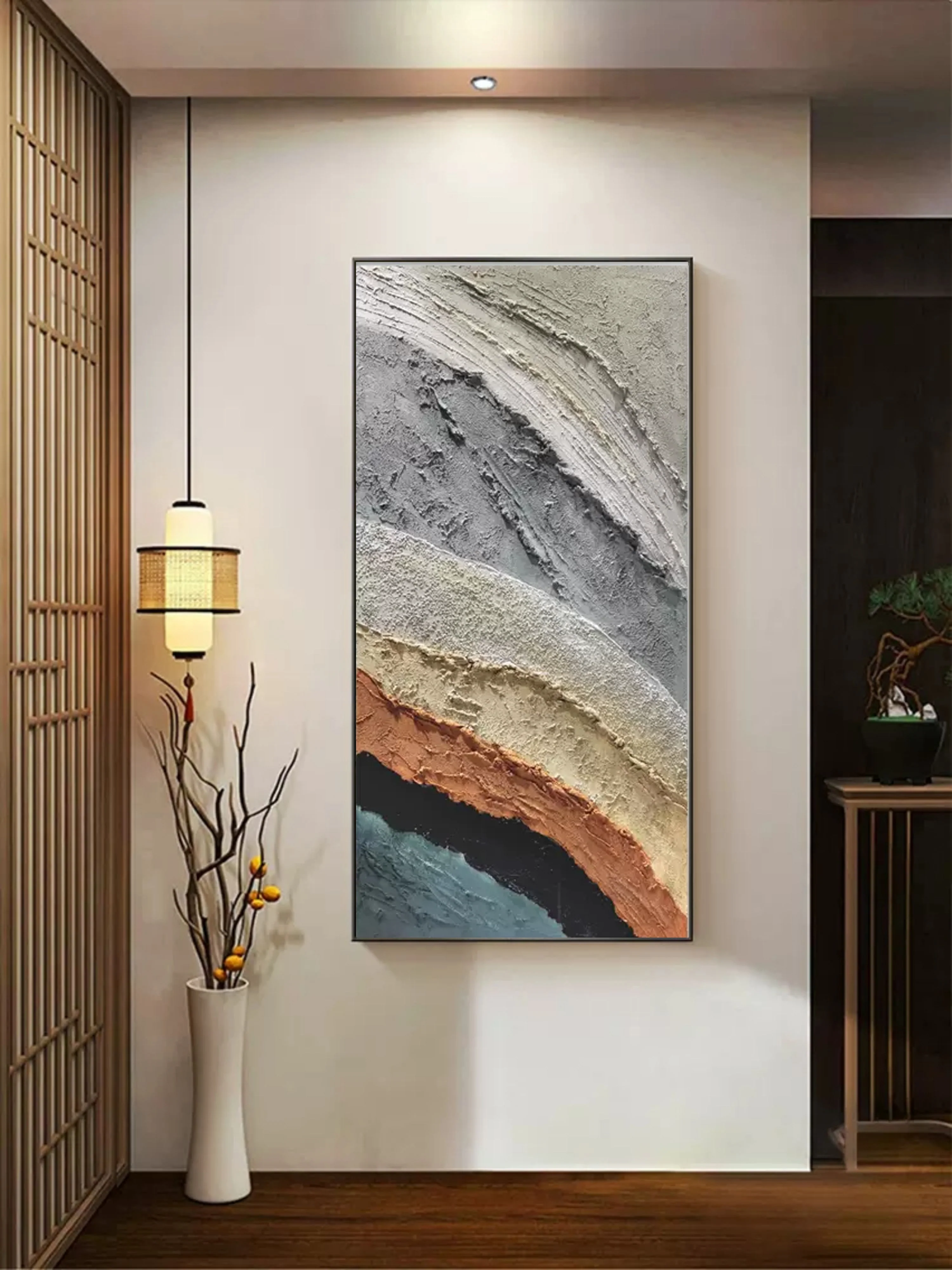 Plaster Art Texture Painting #SG057 - Image 5