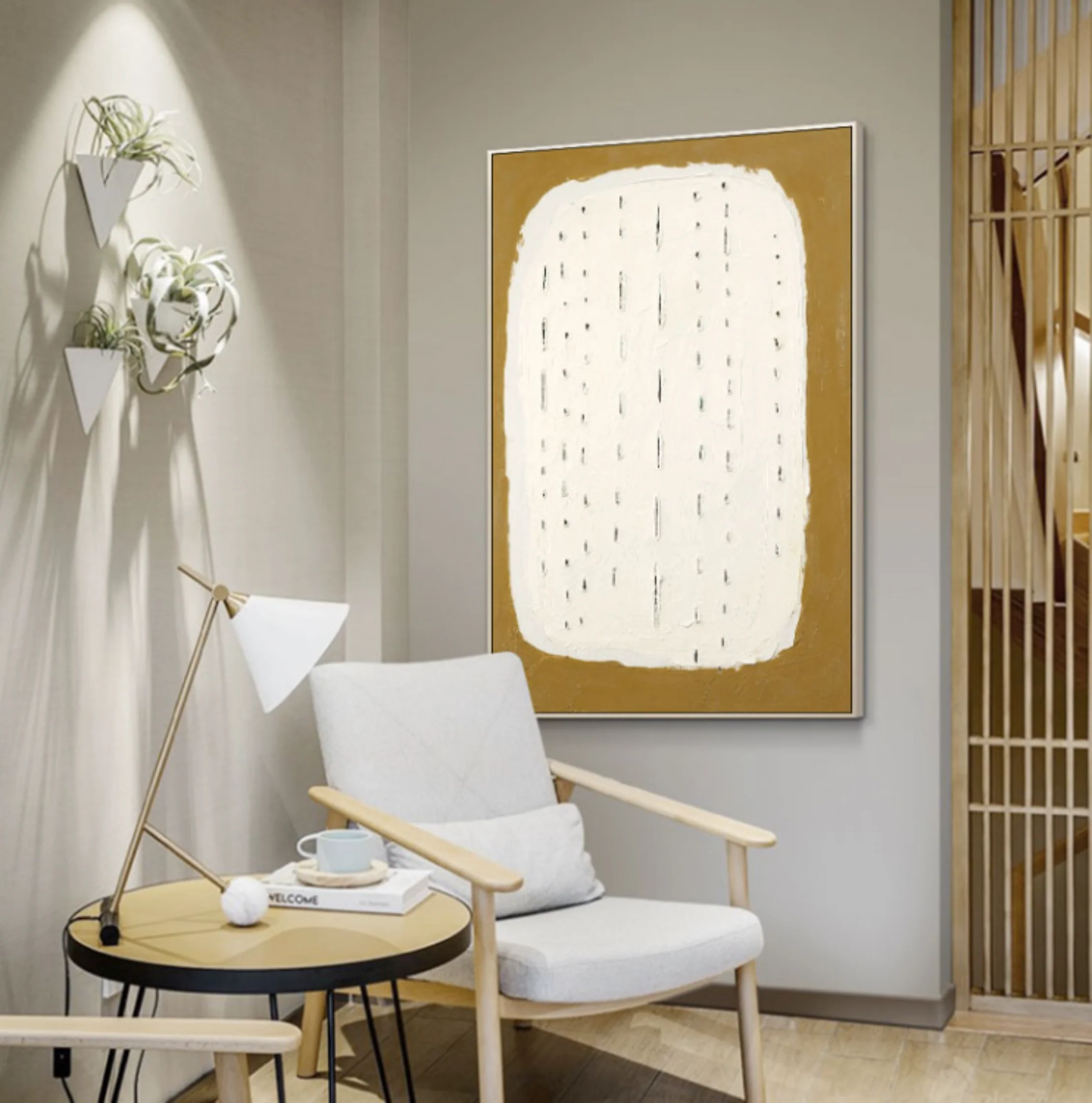 Plaster Art Texture Painting #SG069 - Image 5