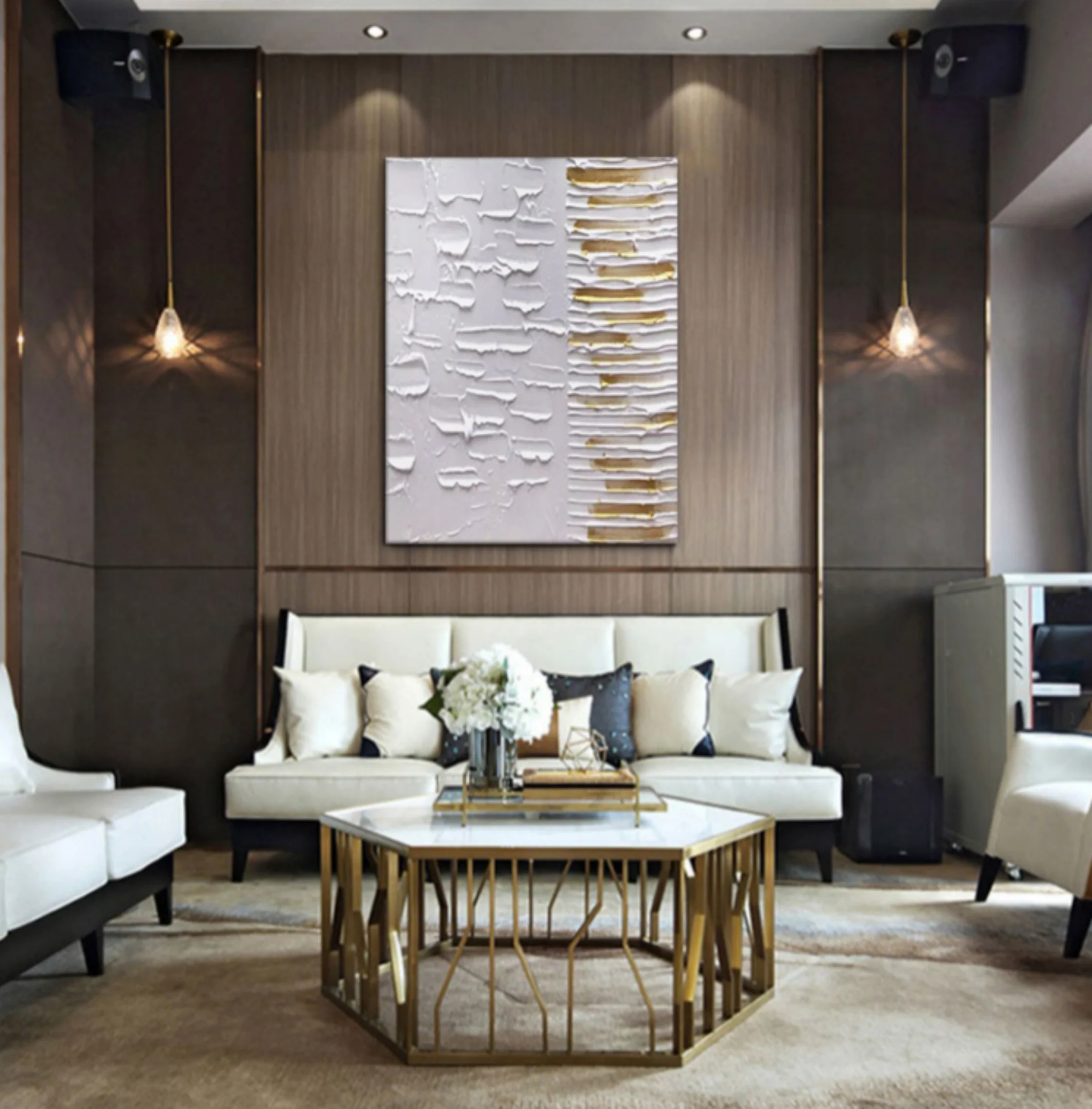 Plaster Art Texture Painting #SG072 - Image 3