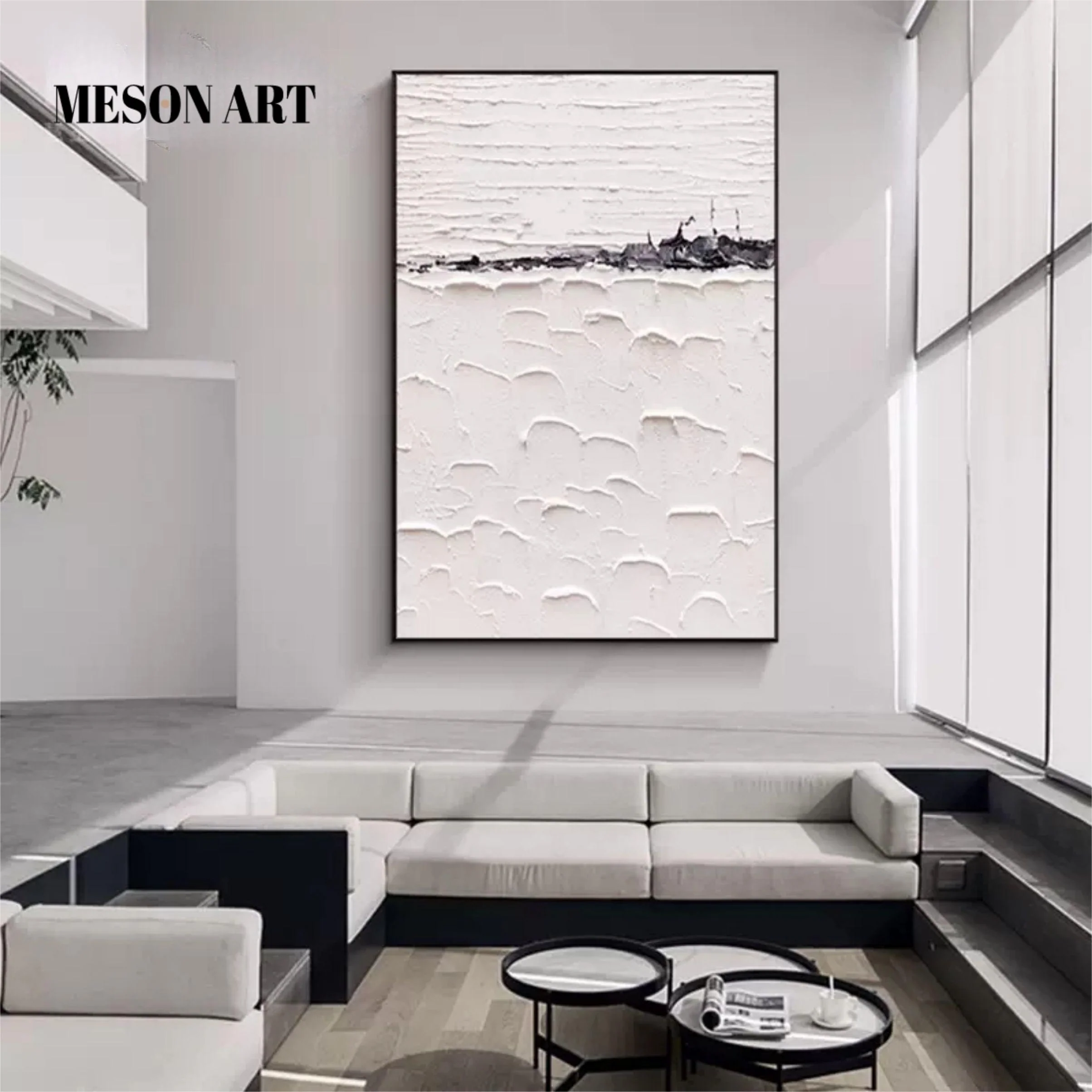 Plaster Art Texture Painting #SG073 - Image 2