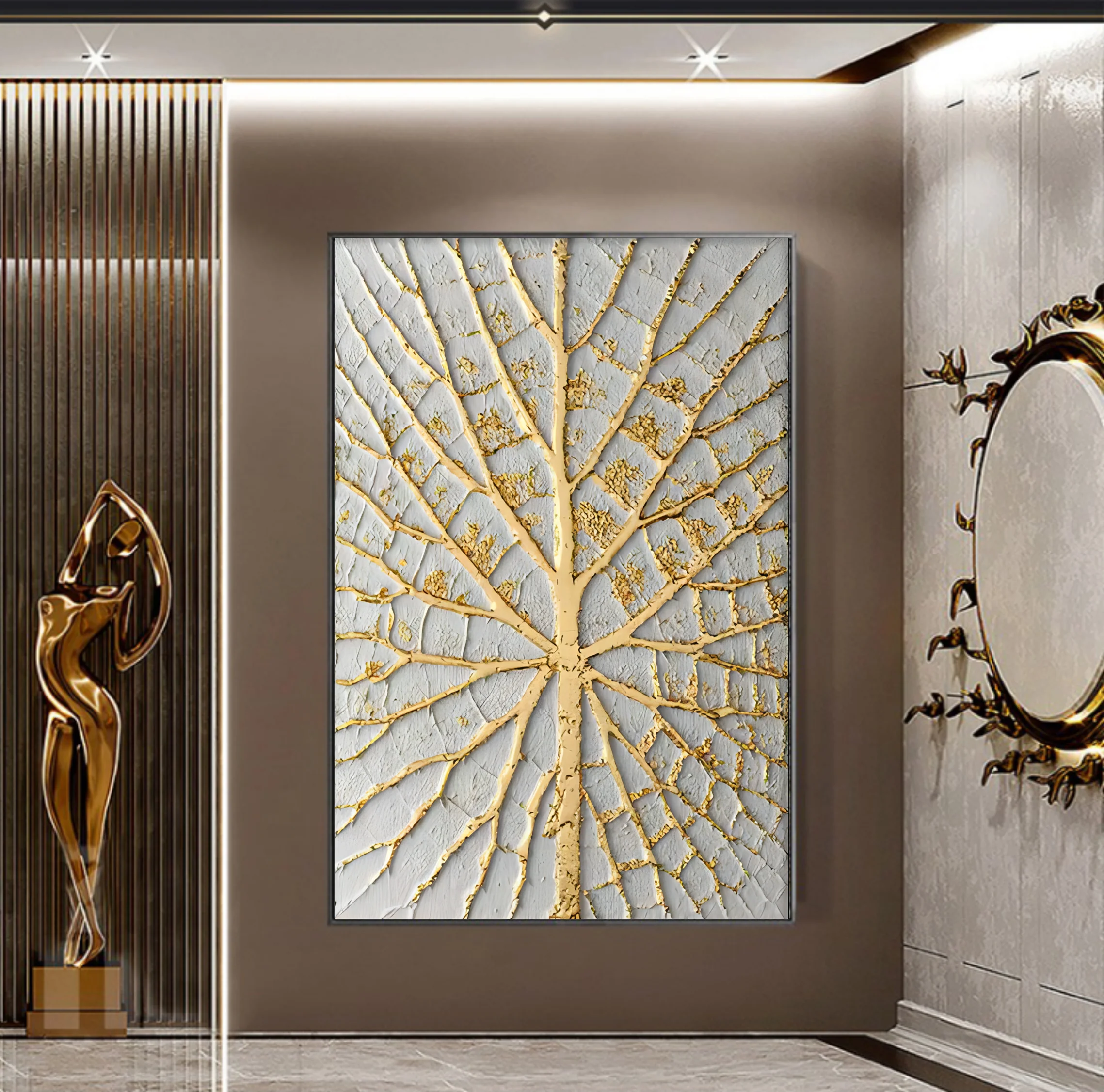Plaster Art Texture Painting #SG029 - Image 4