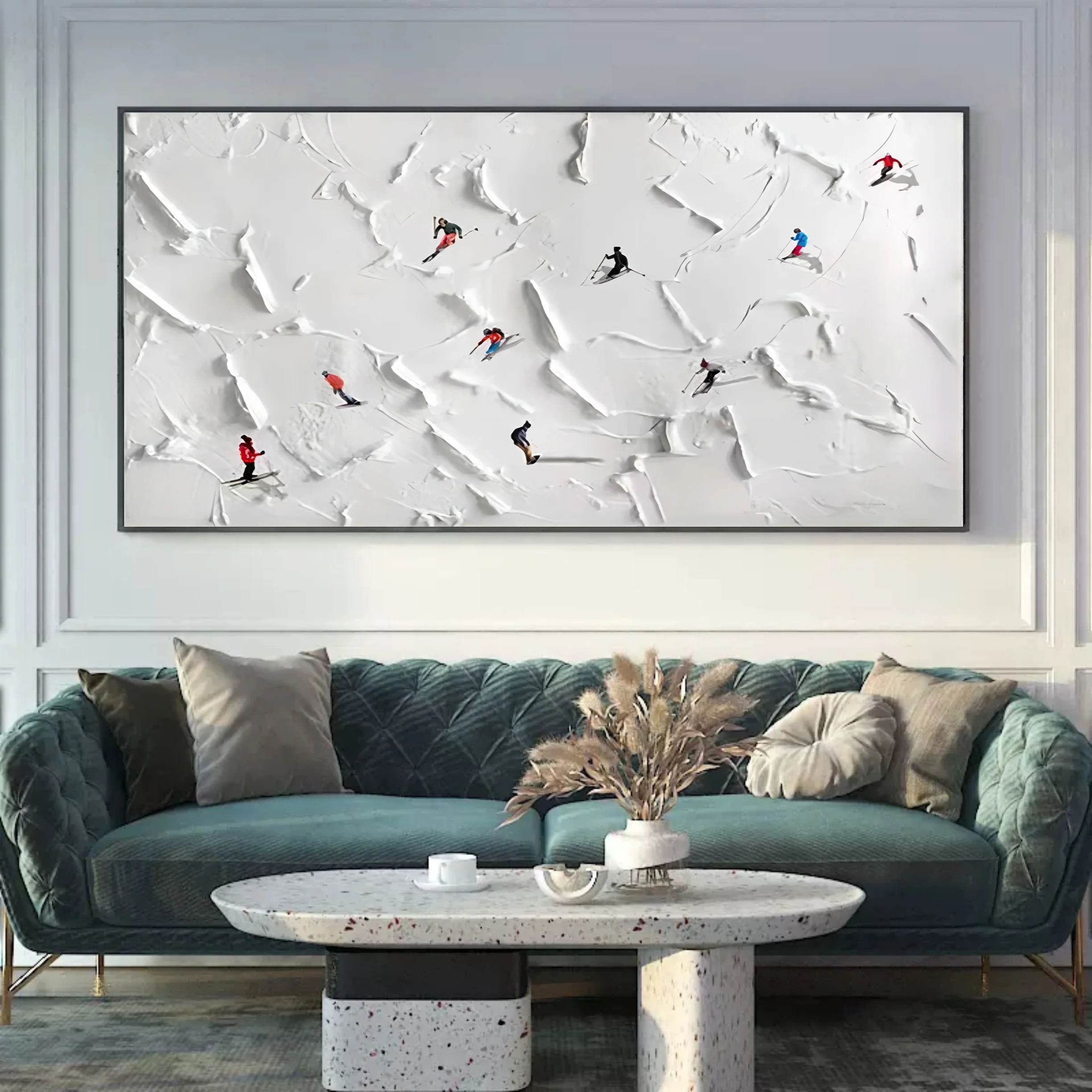 Plaster Art Texture Painting #SG094 - Image 5