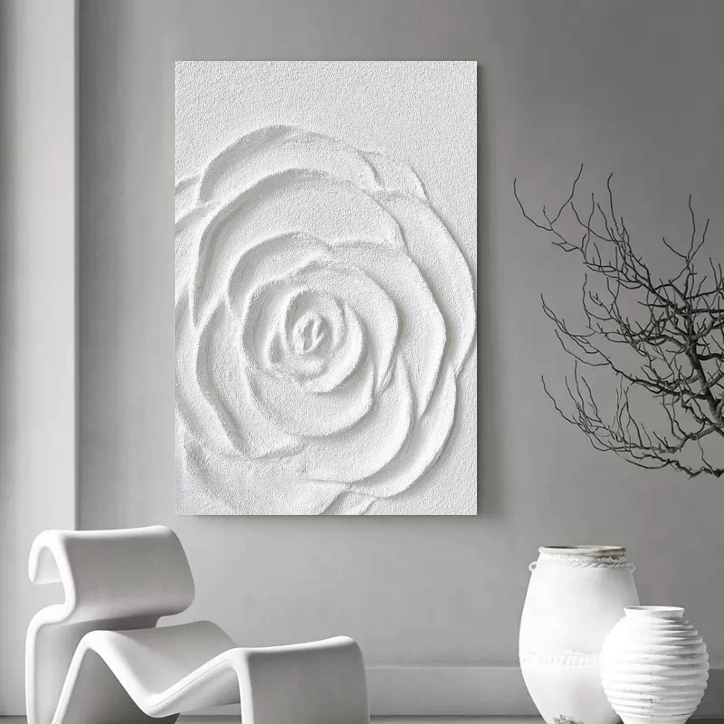 Plaster Art Texture Painting #SG134 - Image 3