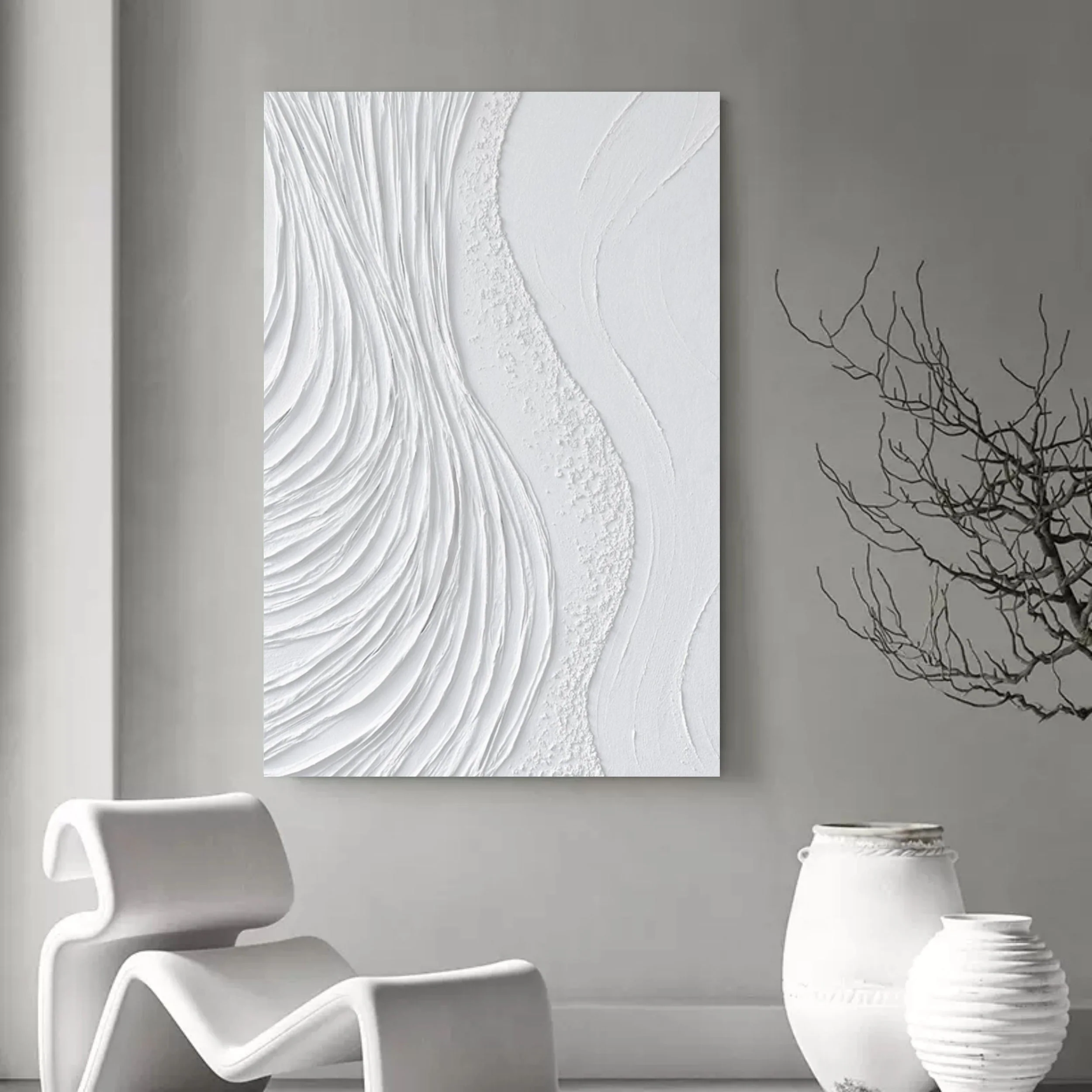 Plaster Art Texture Painting #SG148 - Image 3