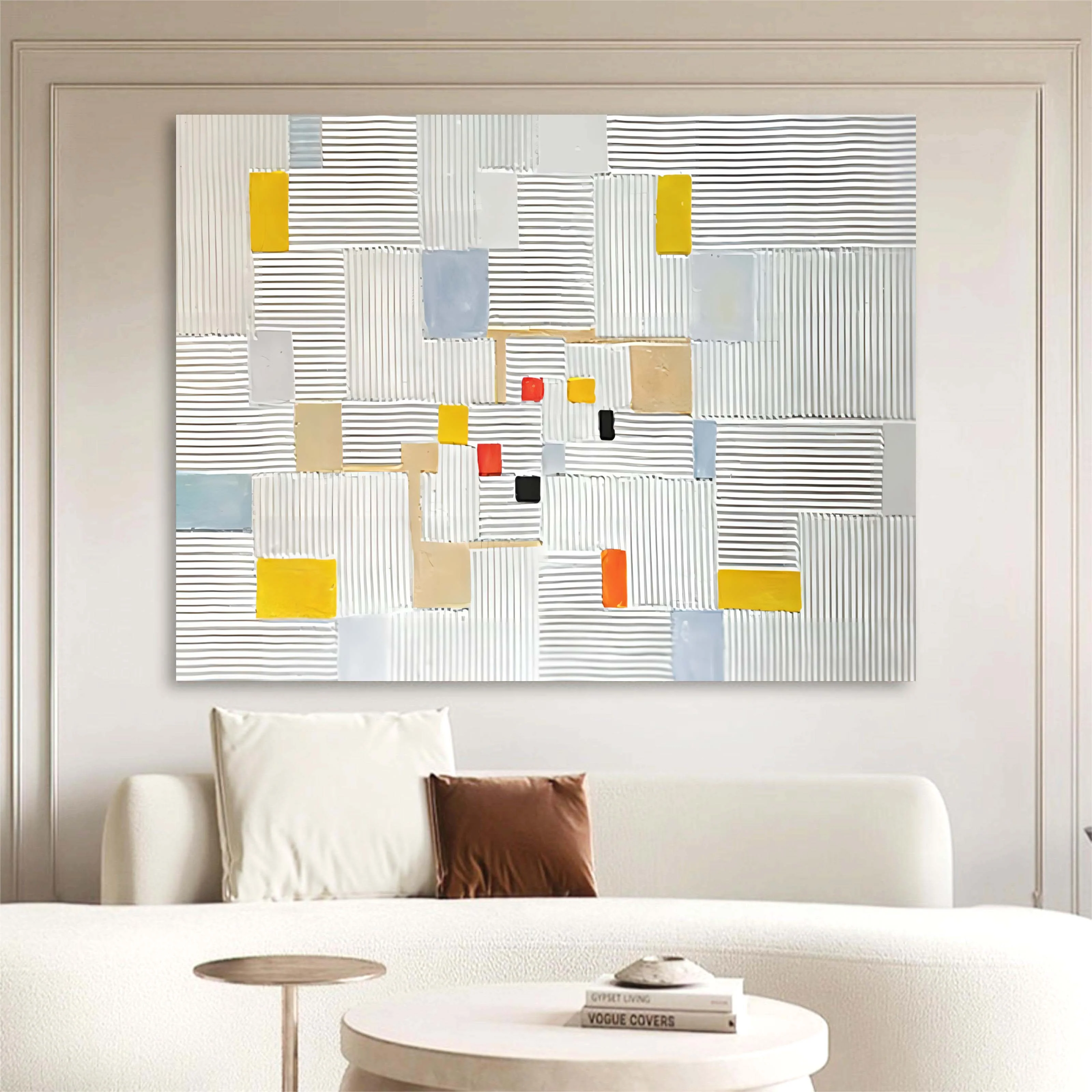 Plaster Art Texture Painting #SG149 - Image 4