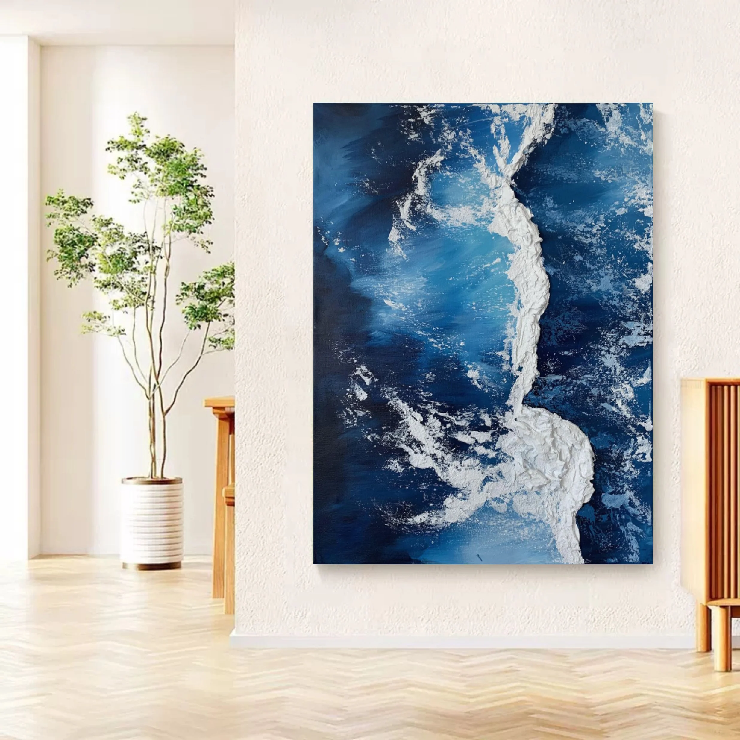 Plaster Art Texture Painting #SG156 - Image 7