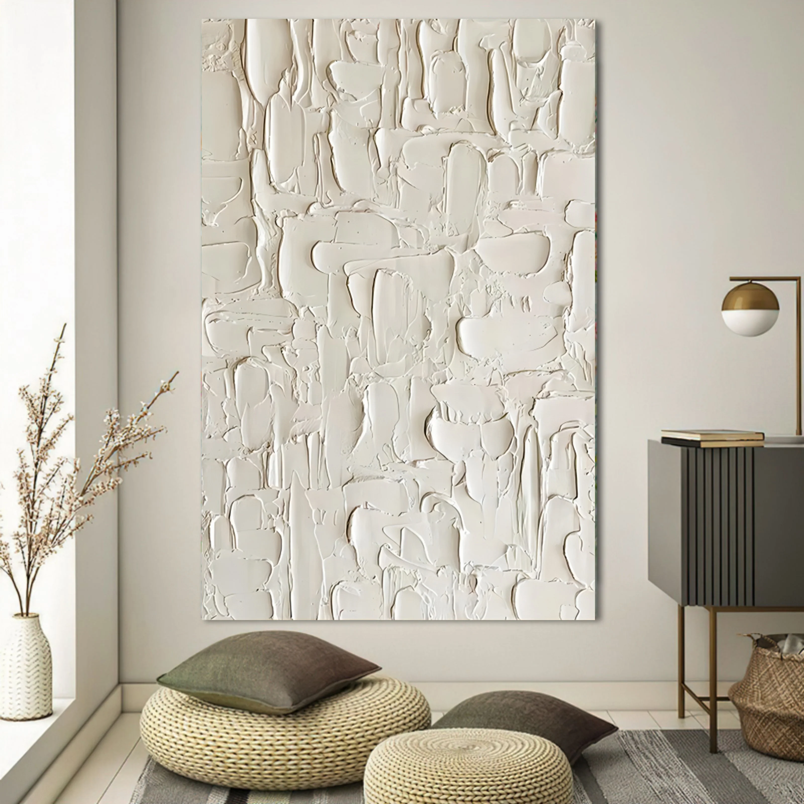 Plaster Art Texture Painting #SG166 - Image 2