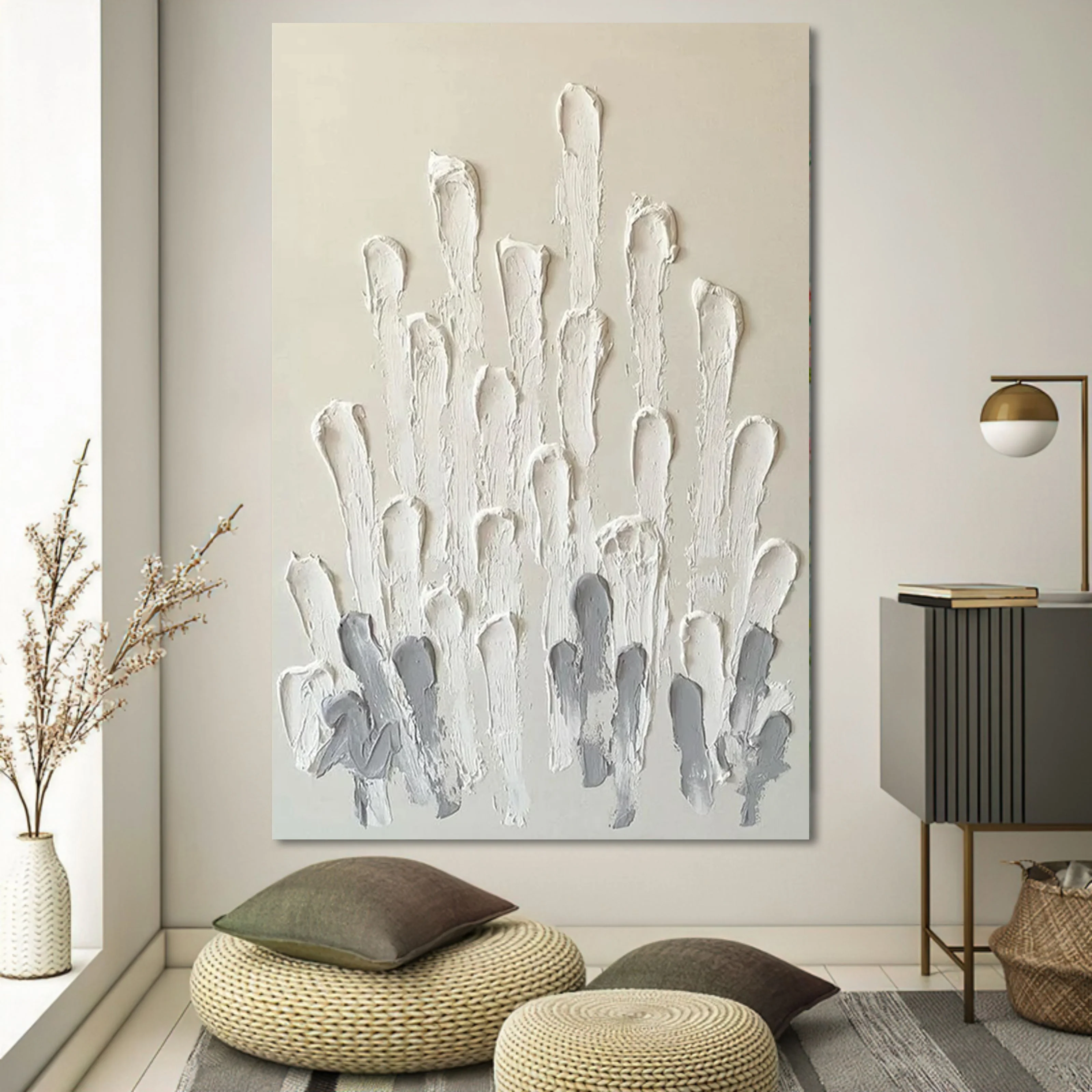 Plaster Art Texture Painting #SG167 - Image 3
