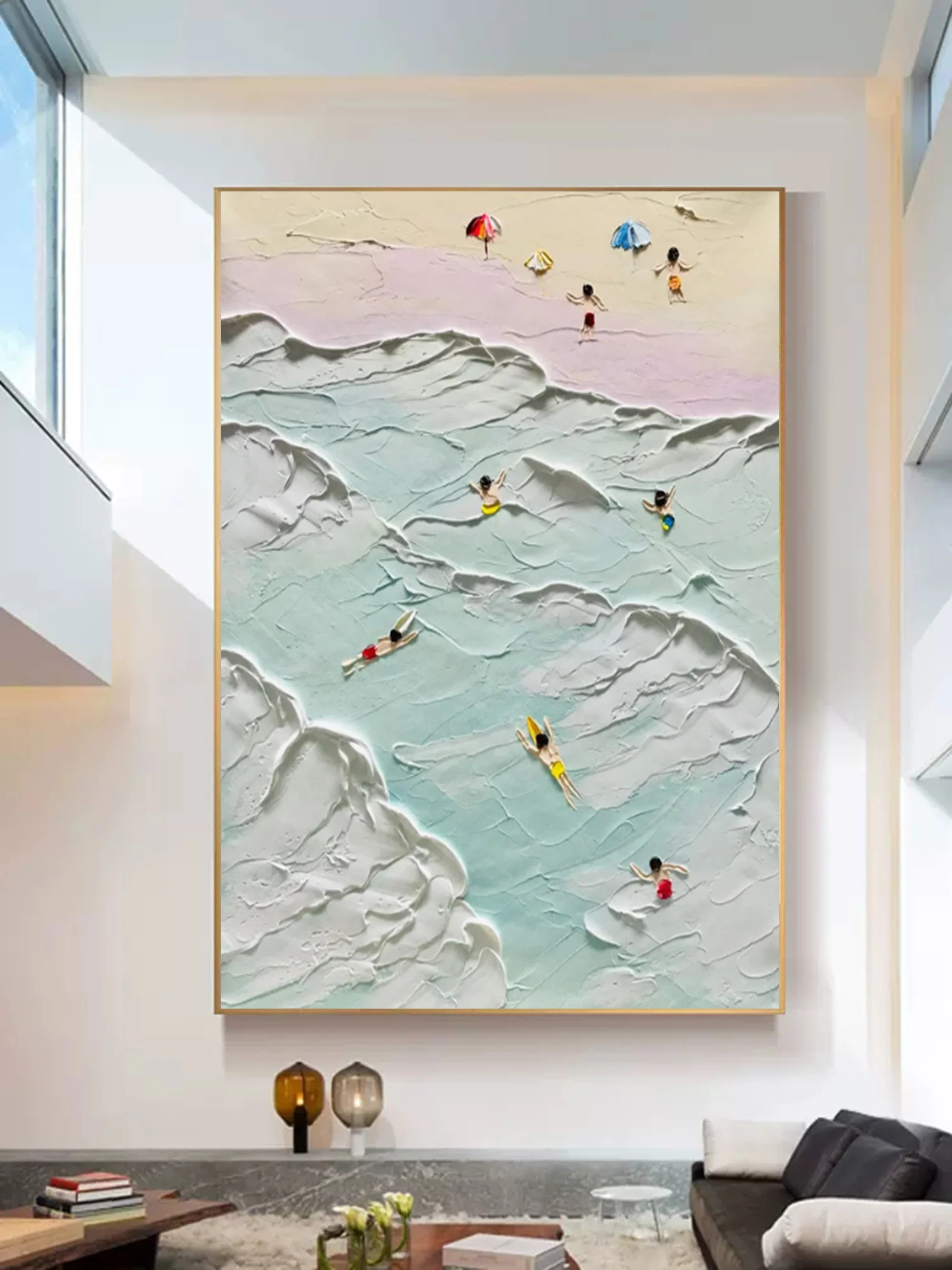 Plaster Art Texture Painting #SG178 - Image 3