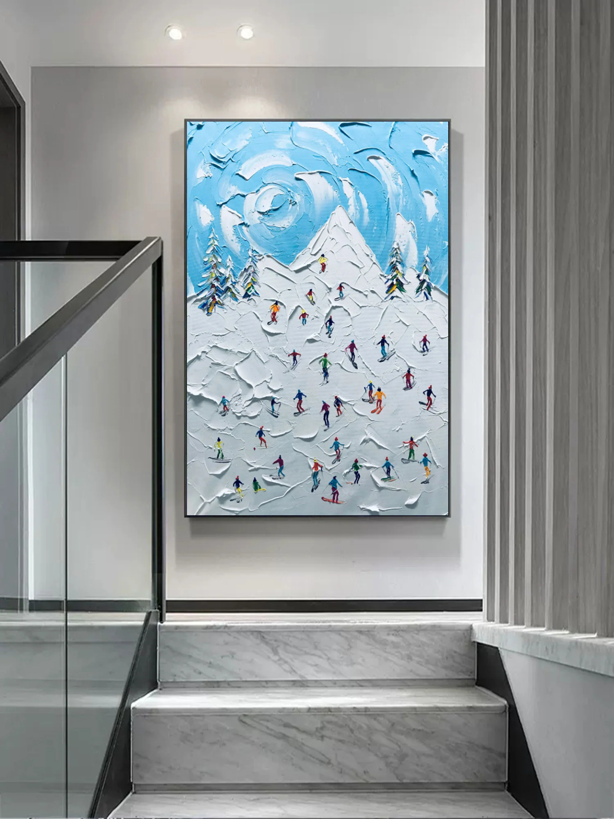 Plaster Art Texture Painting #SG181 - Image 5
