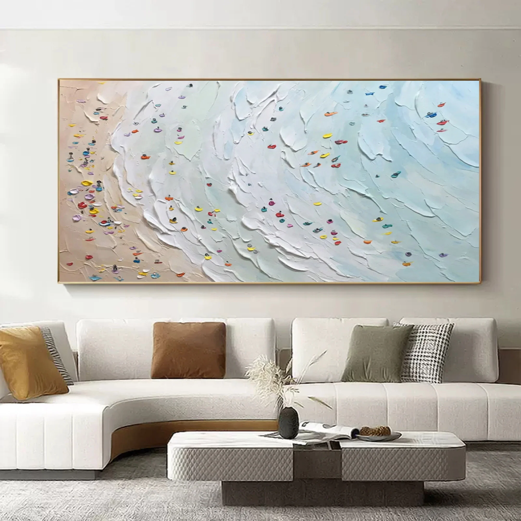 Plaster Art Texture Painting #SG186 - Image 3