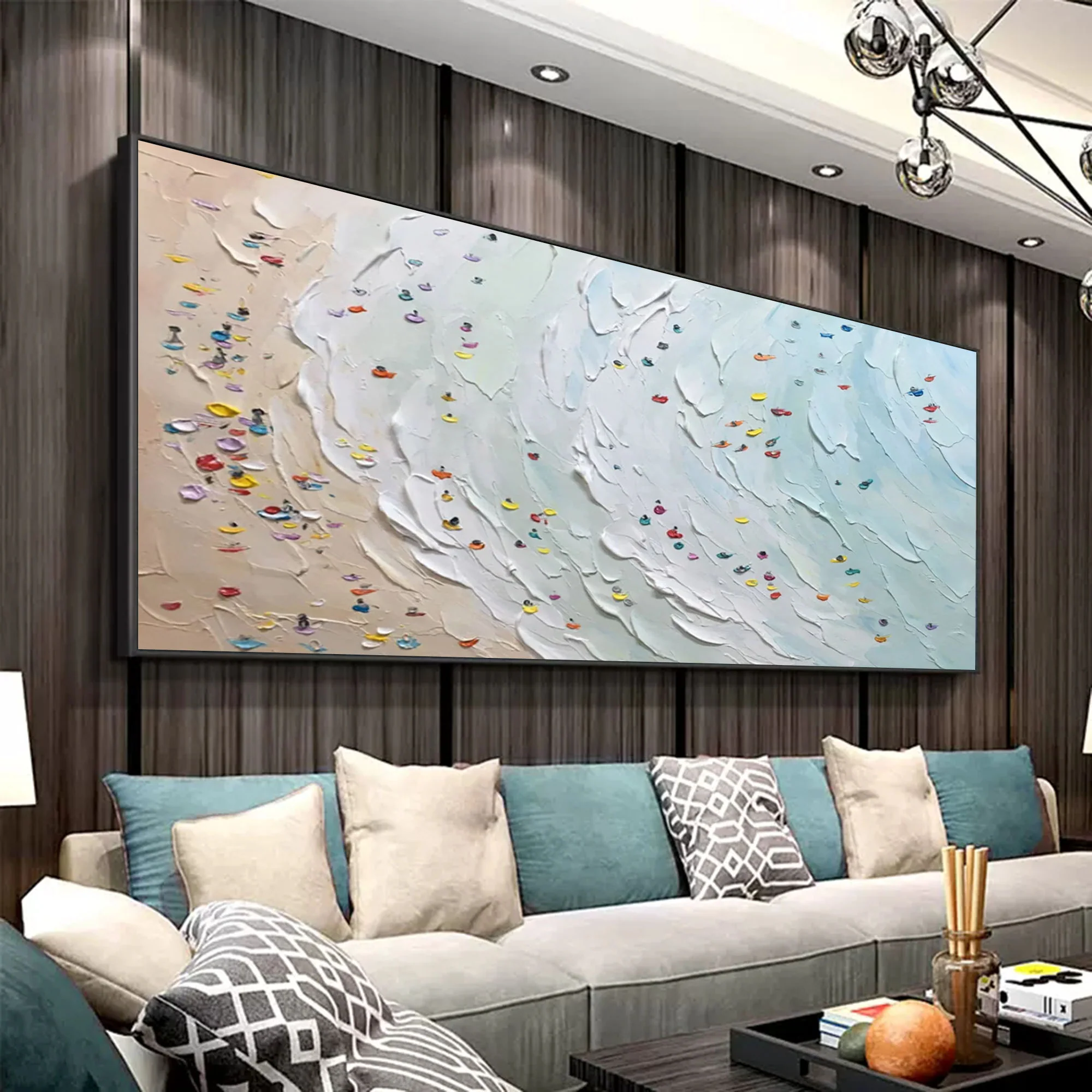 Plaster Art Texture Painting #SG186 - Image 5