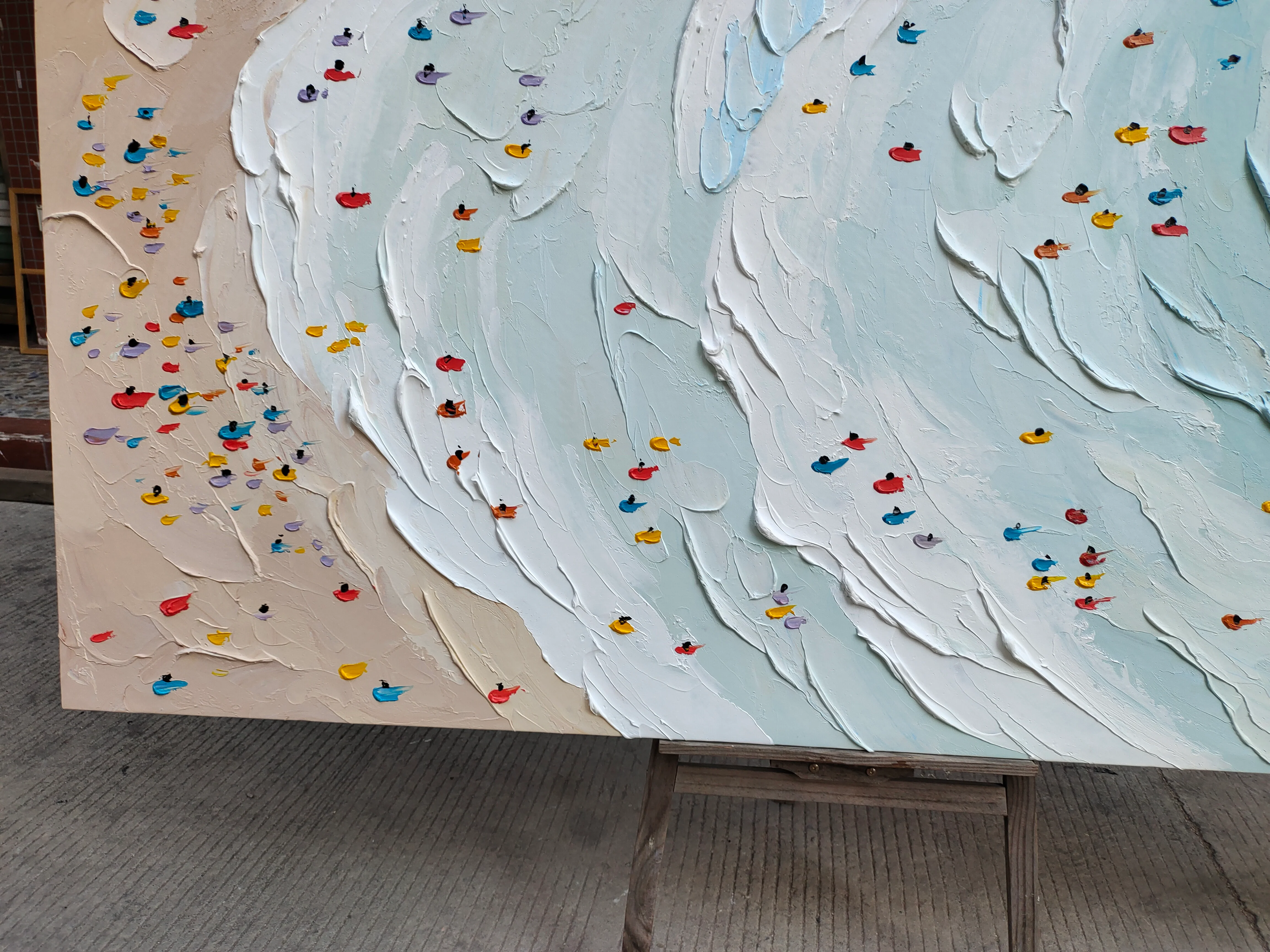 Plaster Art Texture Painting #SG186 - Image 6