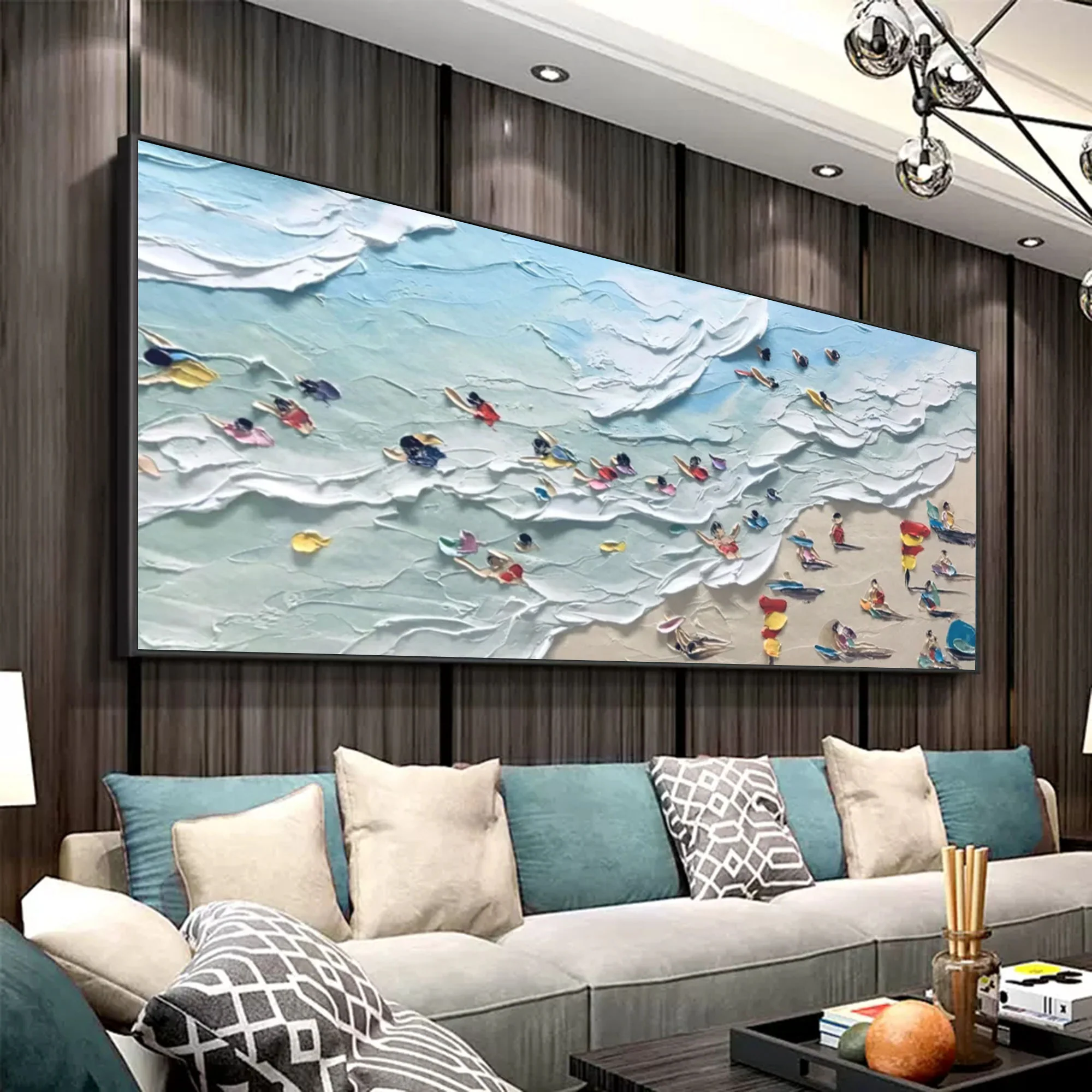 Plaster Art Texture Painting #SG189 - Image 2